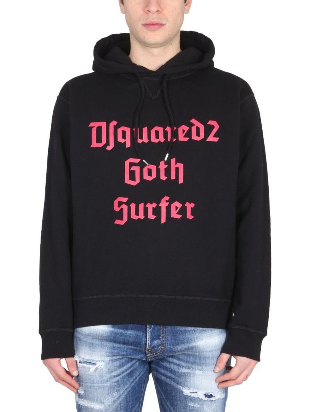 dsquared2 Black Graphic Hood Sweatshirt-picture-20
