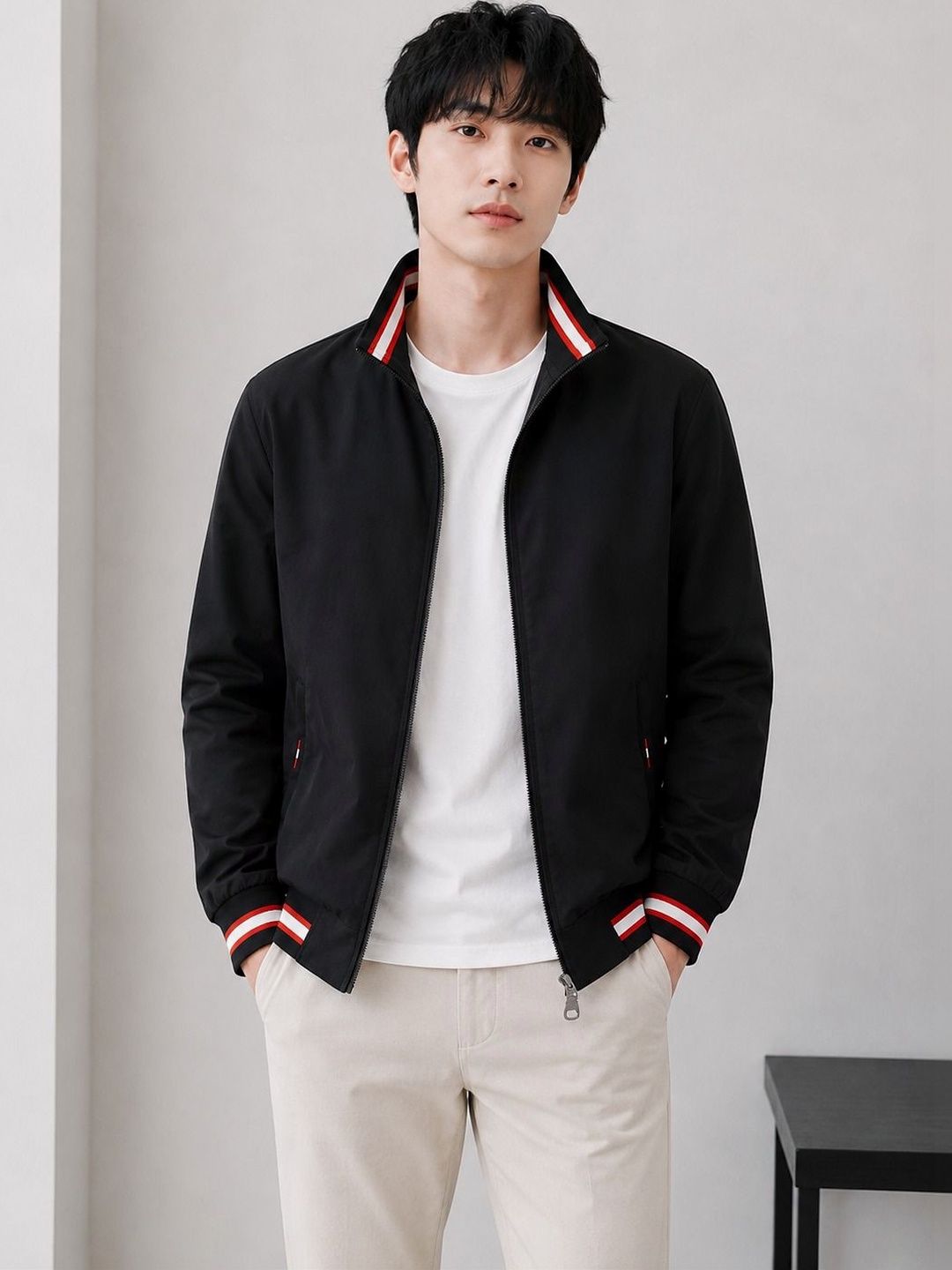 Mast & Harbour Men Running Bomber Jacket-picture-17