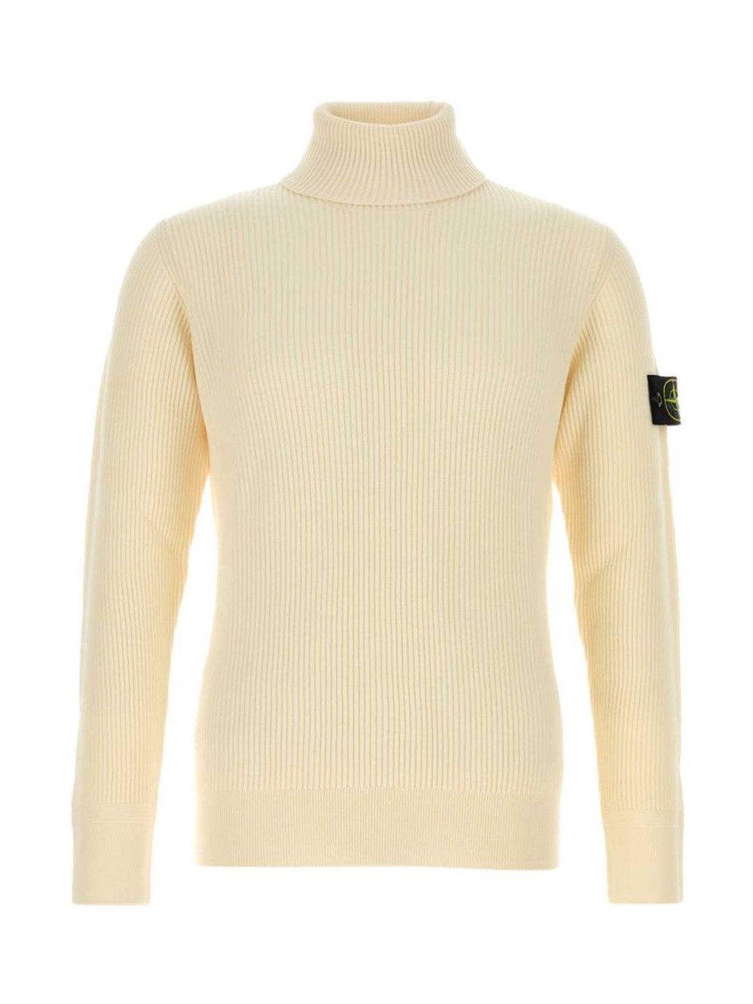stone island Ivory Wool Sweater-picture-39
