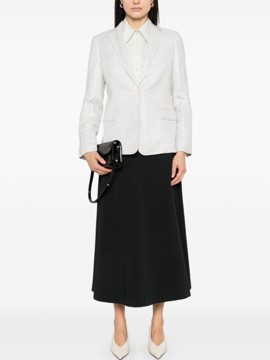 theory White Houndstooth Blazer-picture-55