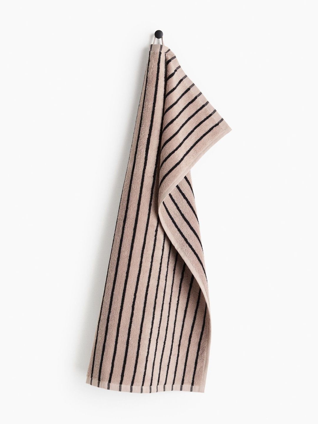 H&M Beige Striped Bath Towel-image-16