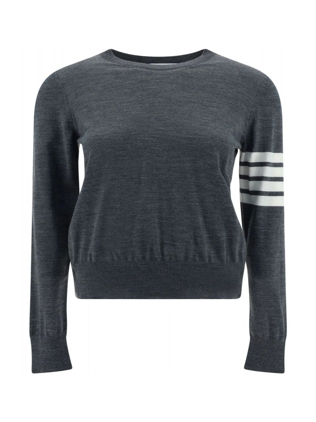 thom browne Grey 4-Bar Merino Jumper-picture-29
