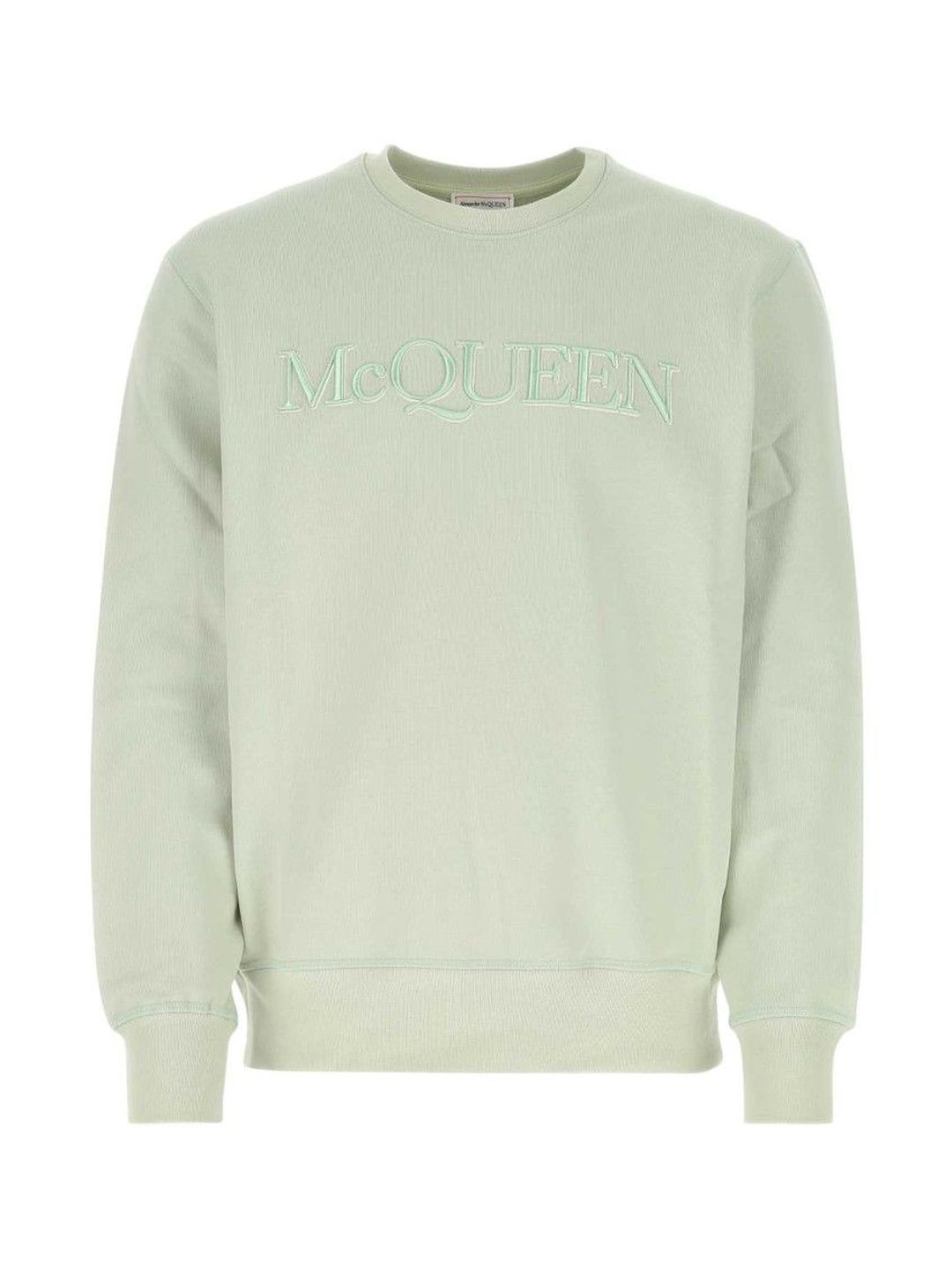alexander mcqueen Light Green Embroidered Logo Sweatshirt-picture-49