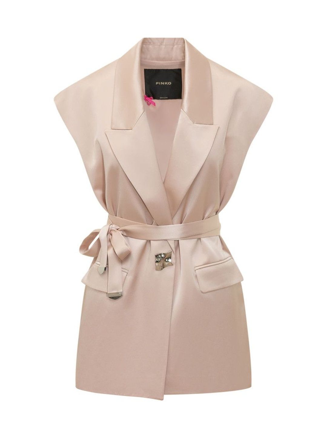 pinko Light Pink Peak Lapel Blazer-picture-24