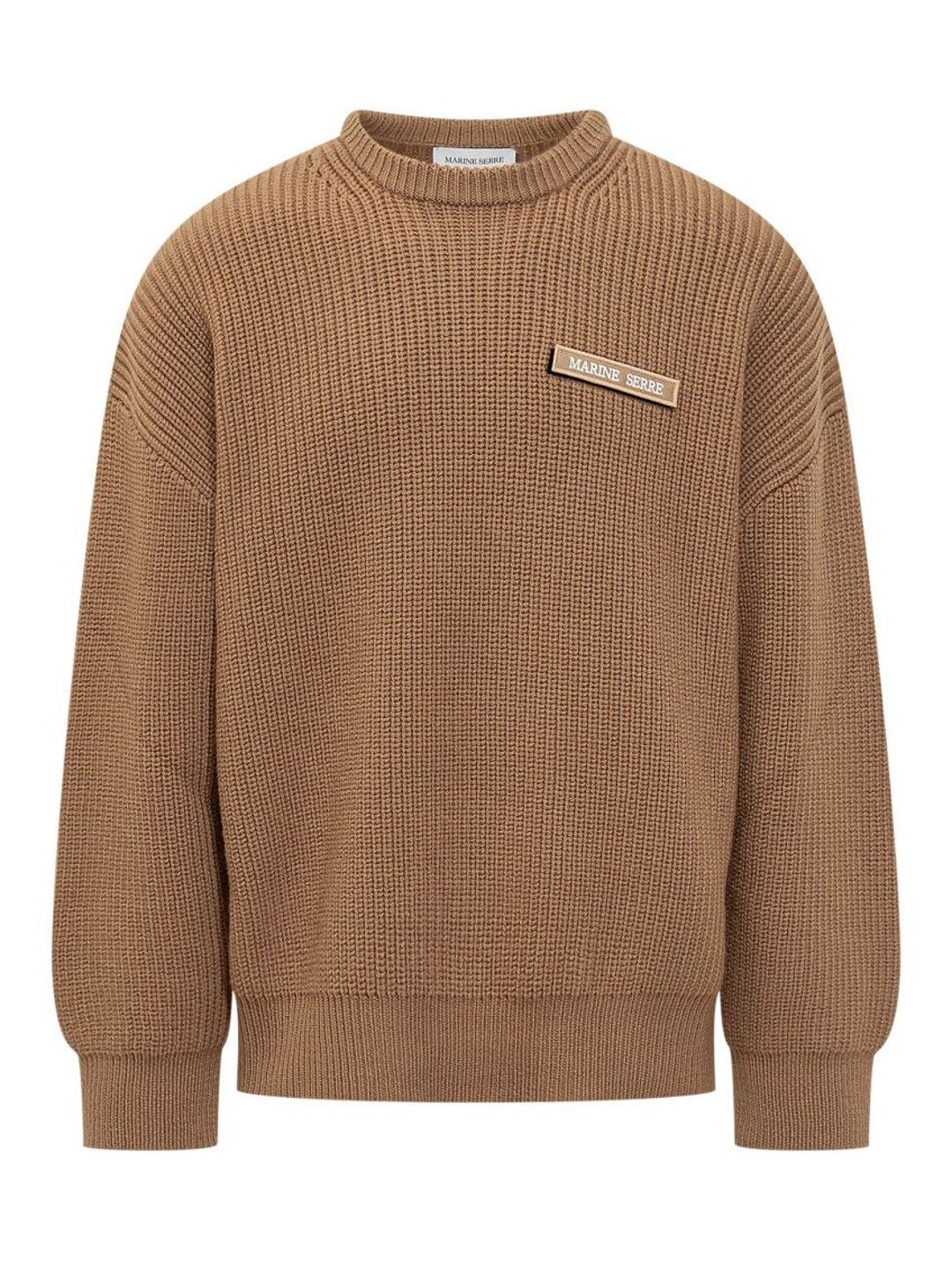 marine serre Brown Crew Neck Sweaters-picture-54