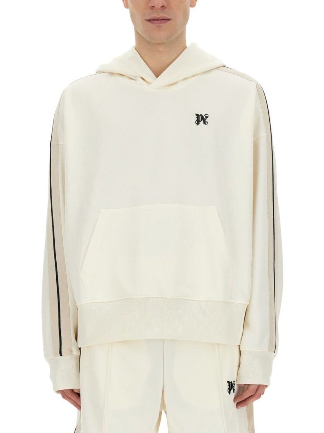 palm angels White Logo Hood Sweatshirt-picture-28