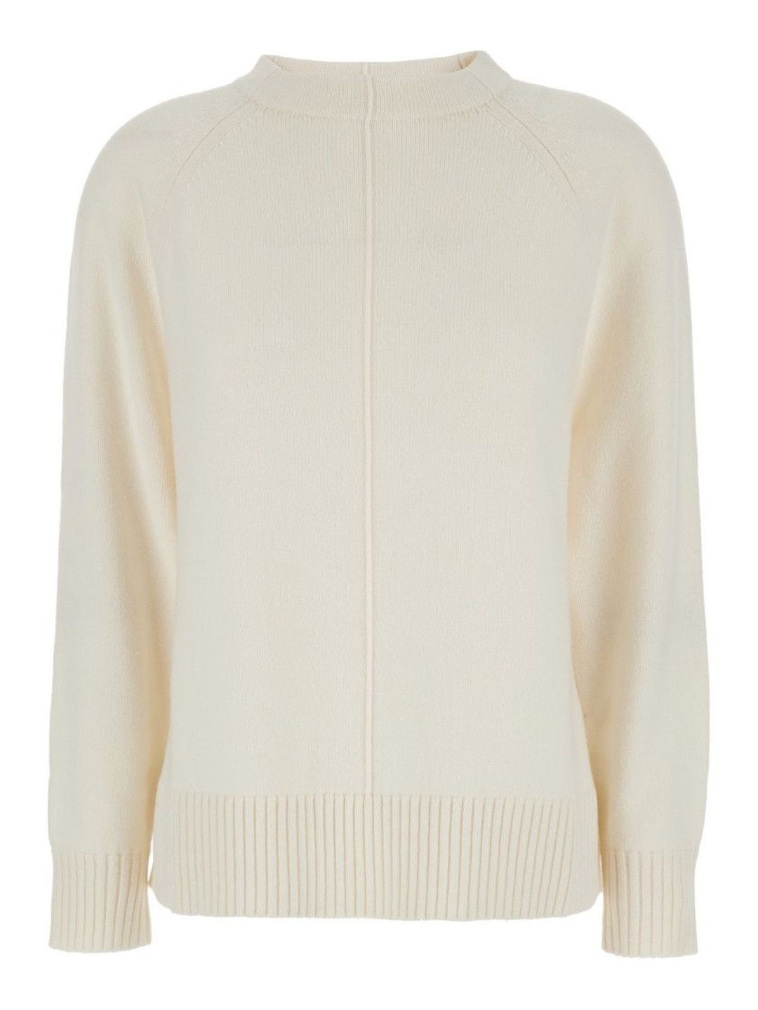 max mara White Solid Crew Neck Sweater-picture-22
