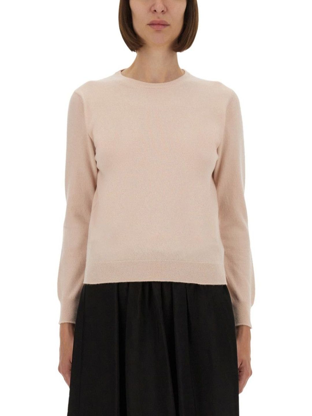 maison margiela Pink Solid Crew Neck Sweater-picture-30
