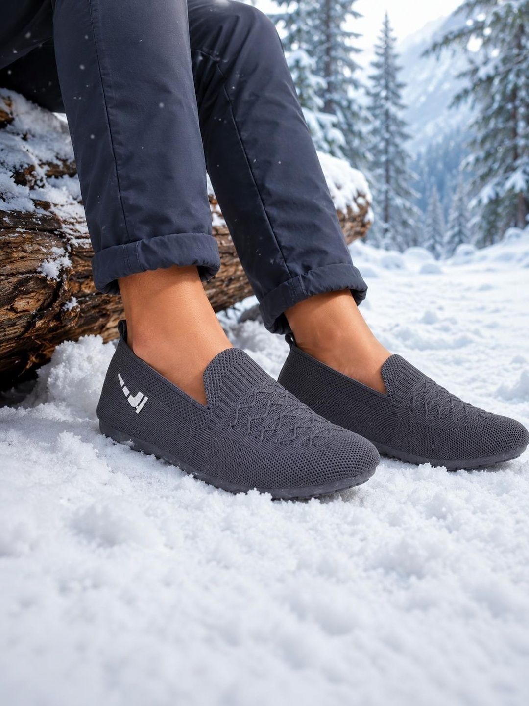 JOOTIYAPA Women Woven Design Loafers-image-37