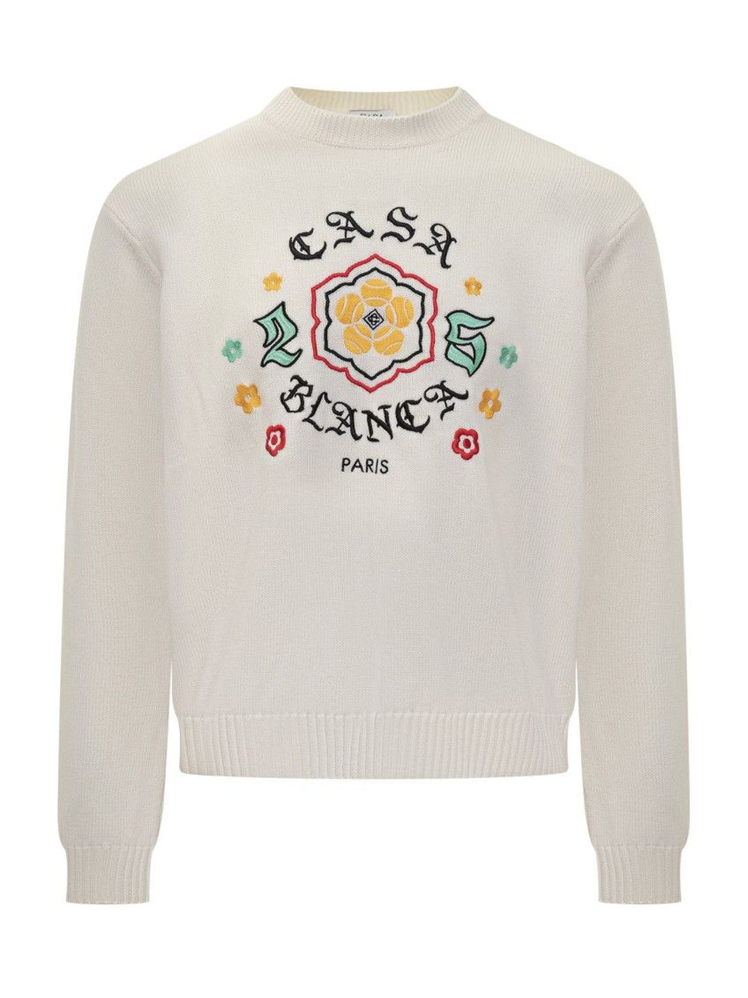 casablanca White Crew Neck Sweaters-picture-45
