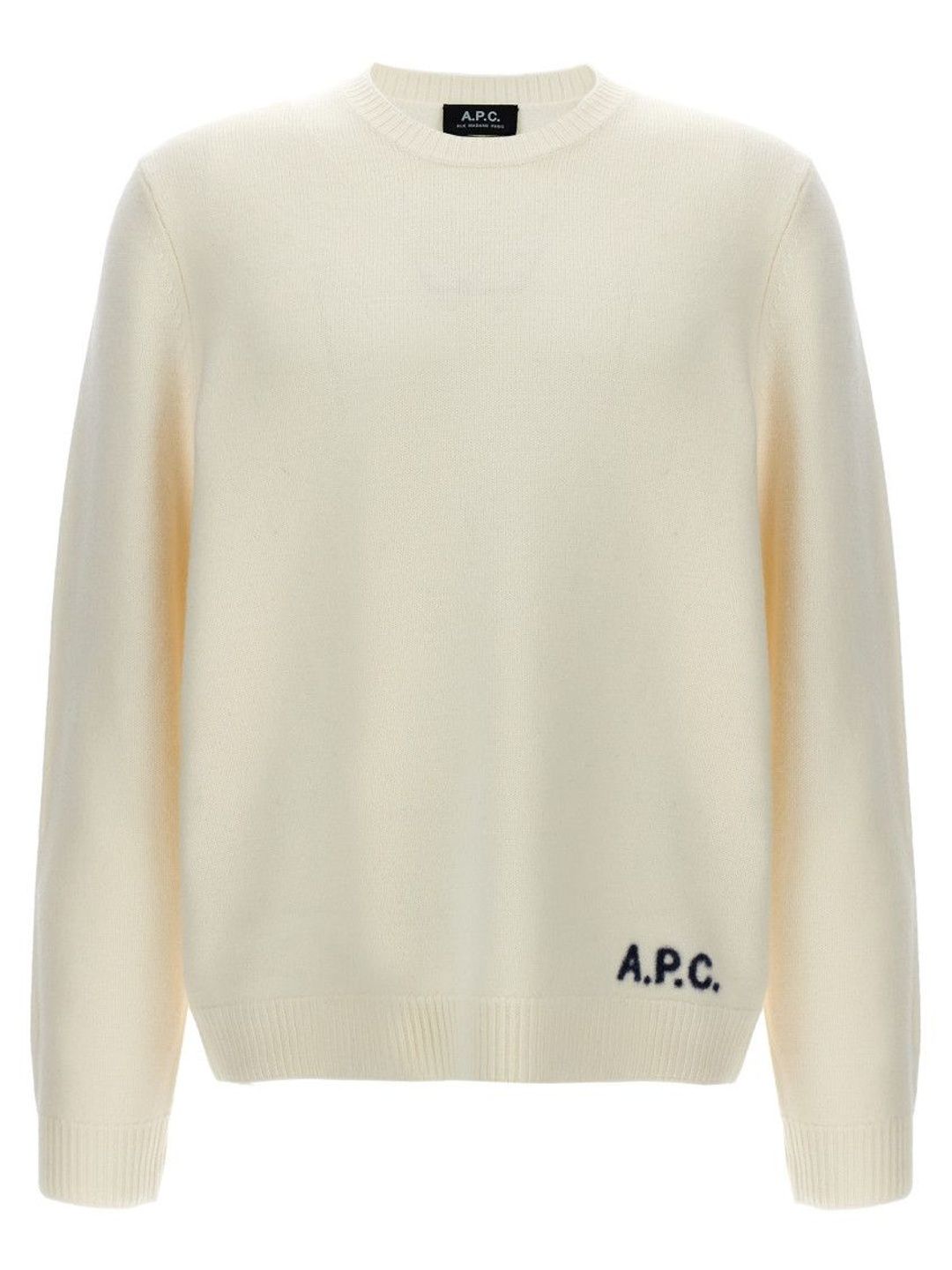 a.p.c. White Crewneck Sweater-picture-33