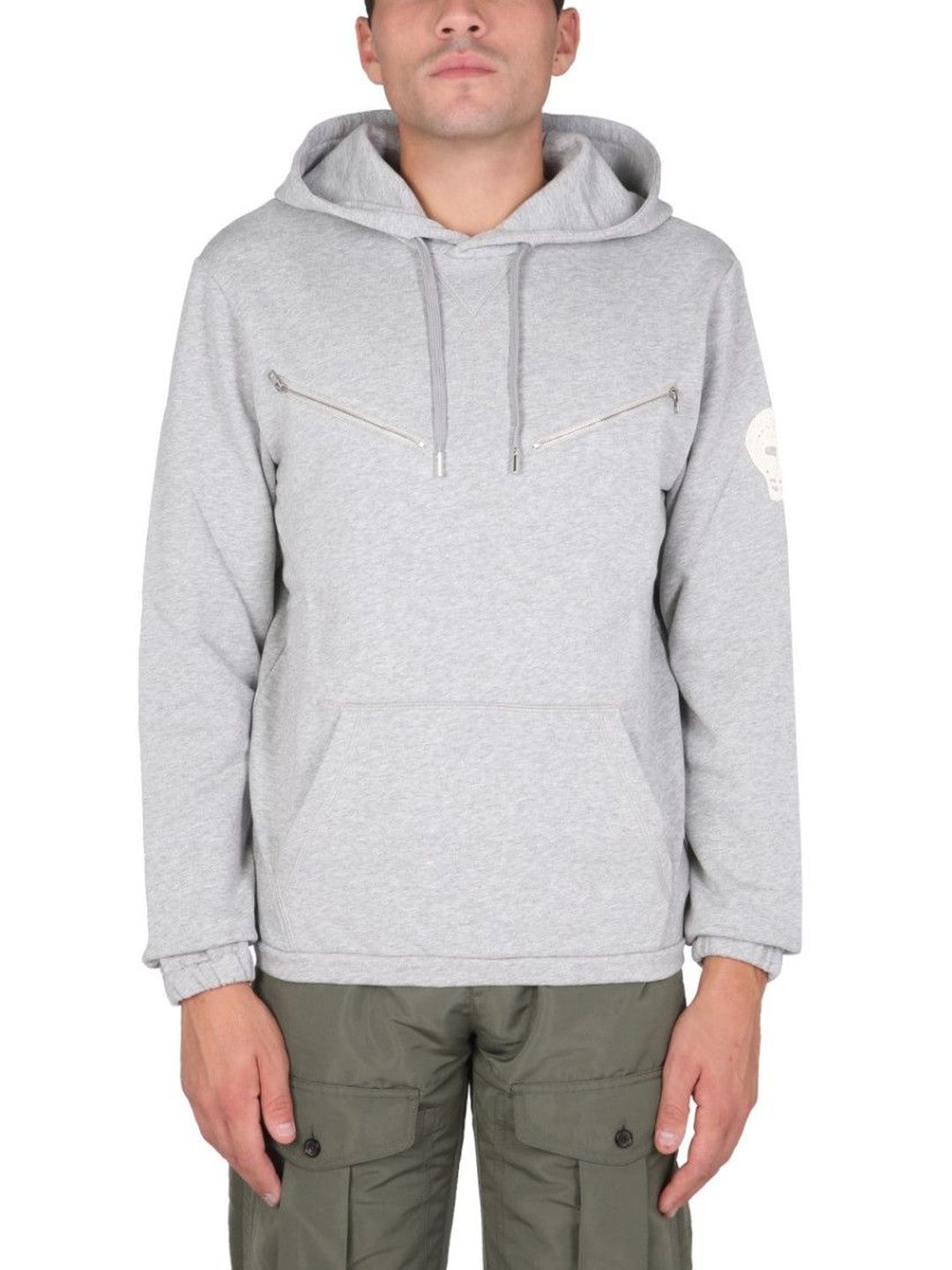 alexander mcqueen Light Grey Hood Sweatshirts-picture-45