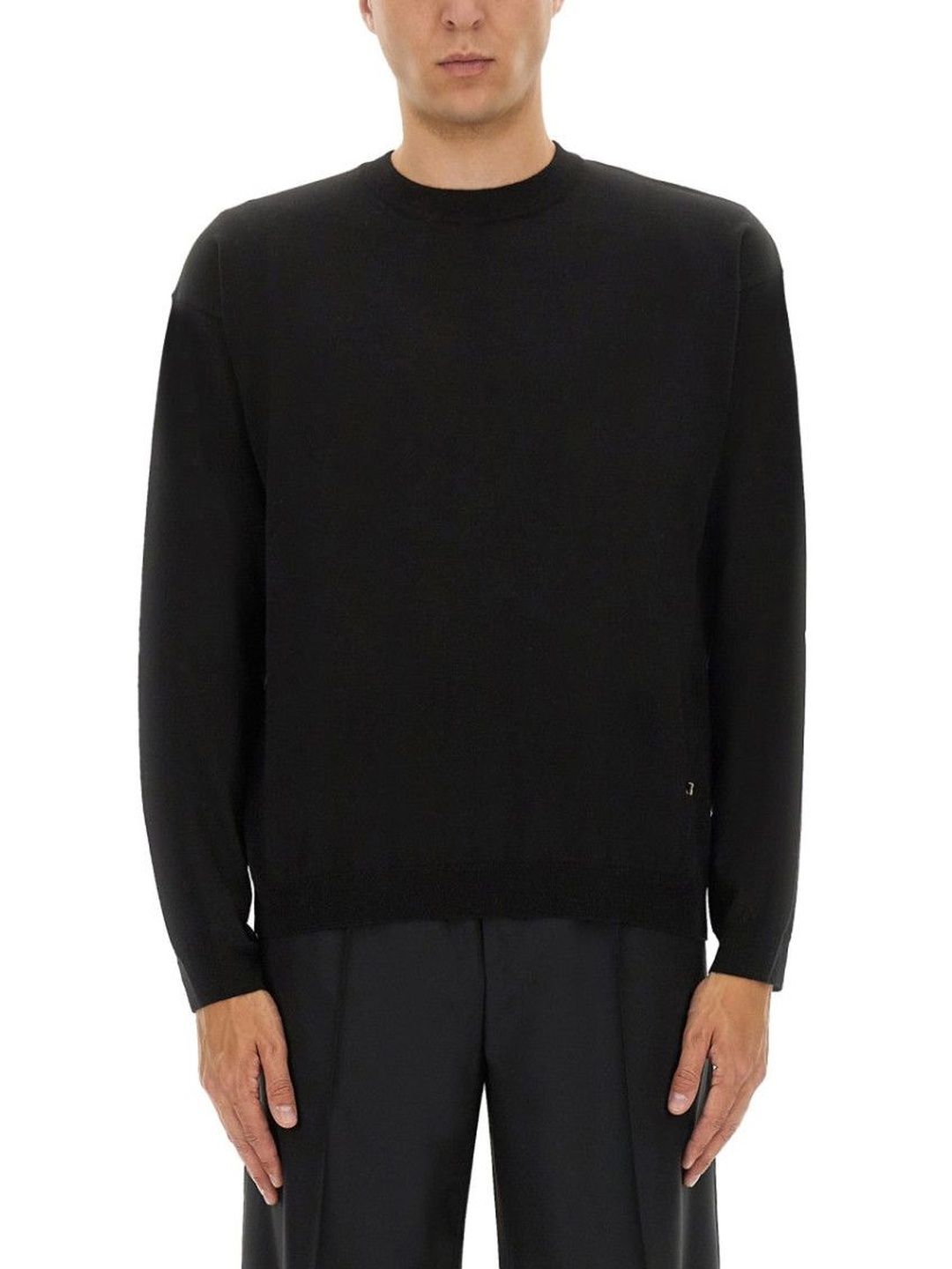 moschino Black Crew Neck Sweater-picture-20