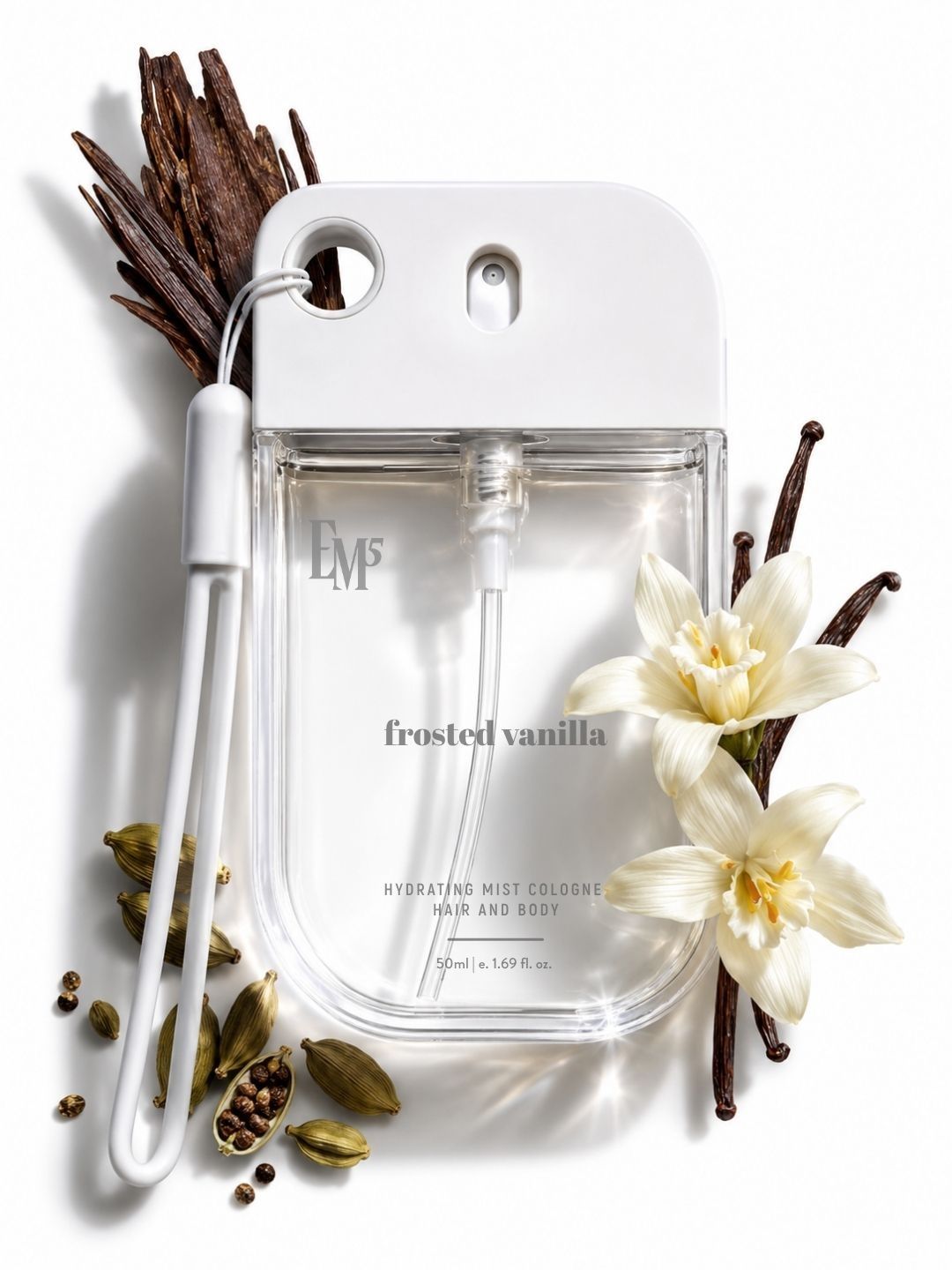 EM5 Women Frosted Vanilla Long Lasting Hair & Body Mist - 50 ml-image-8