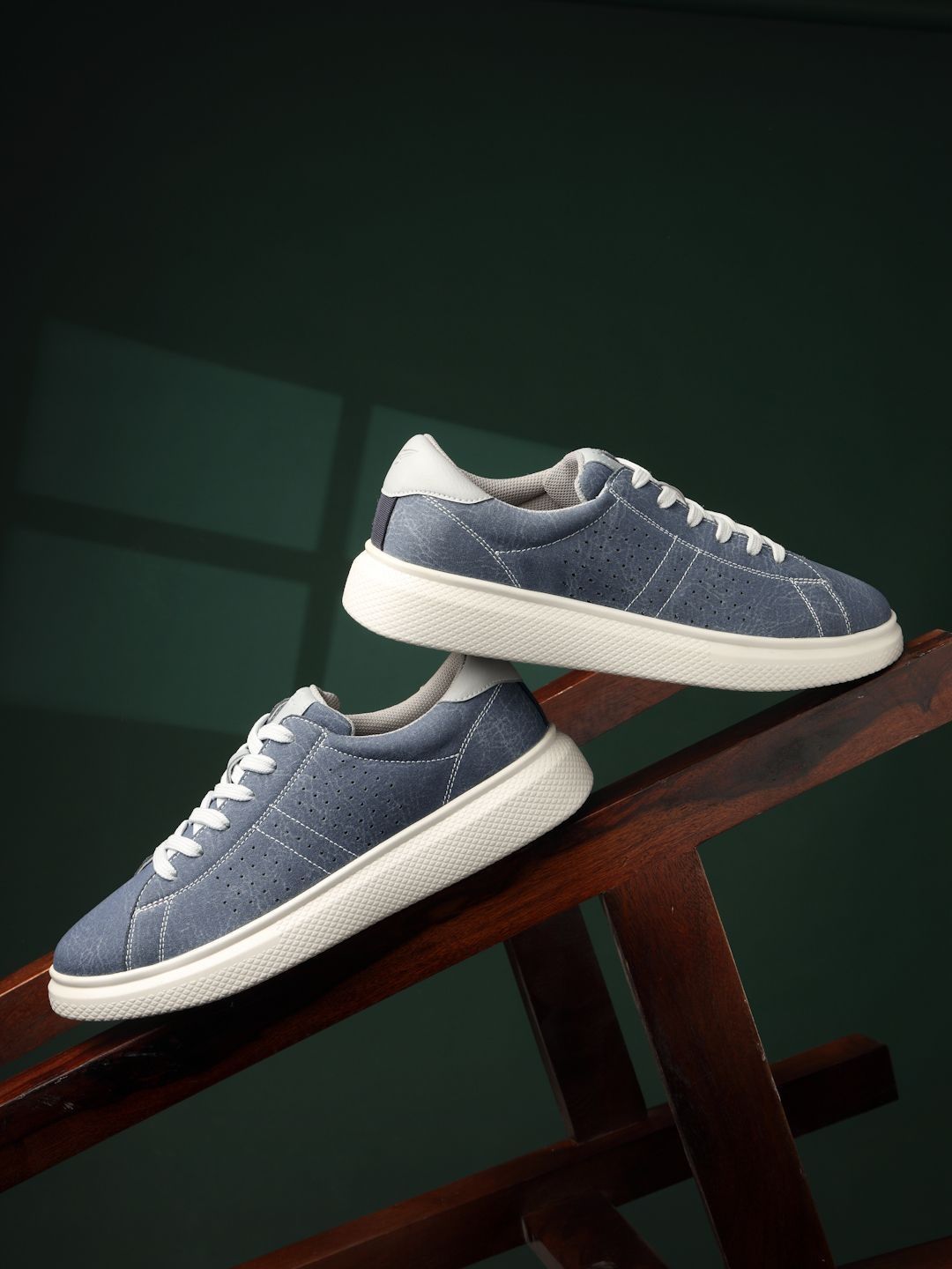 HOS Men EVAN Solid Sneakers Lace-Up Casual Comfortable Everyday Wear Shoes-picture-30