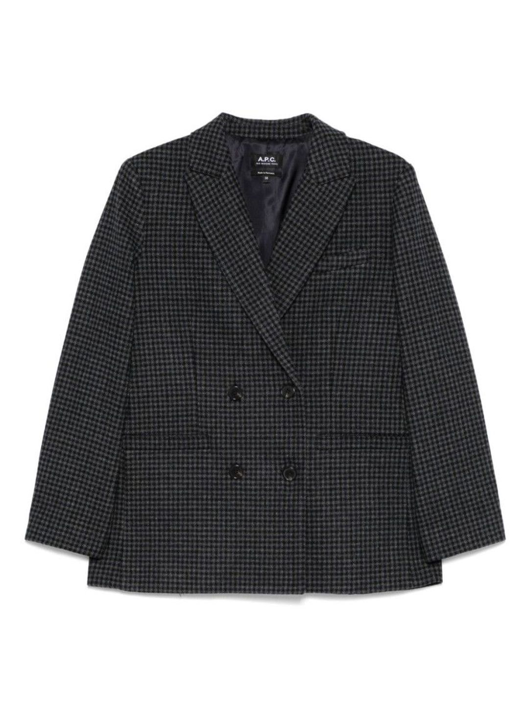 a.p.c. Black Wool blazer-picture-32