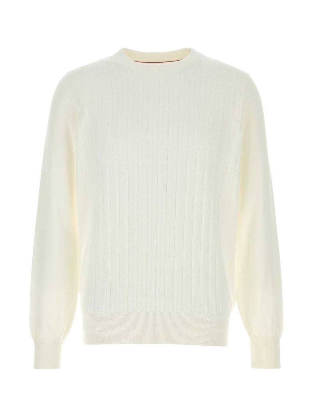 brunello cucinelli White Crew Neck Sweaters-picture-25
