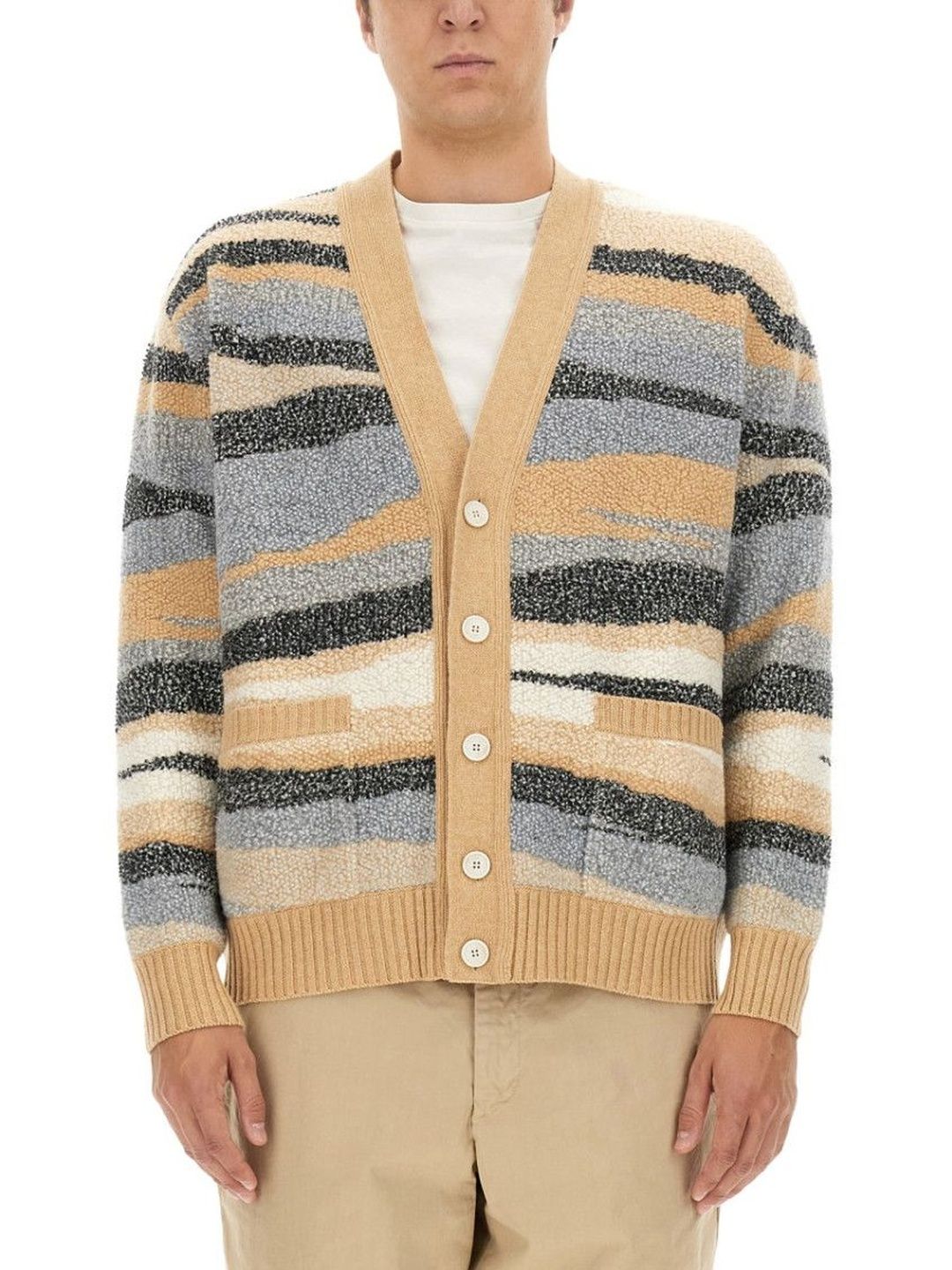 missoni Multicolor V Neck Cardigans-picture-20