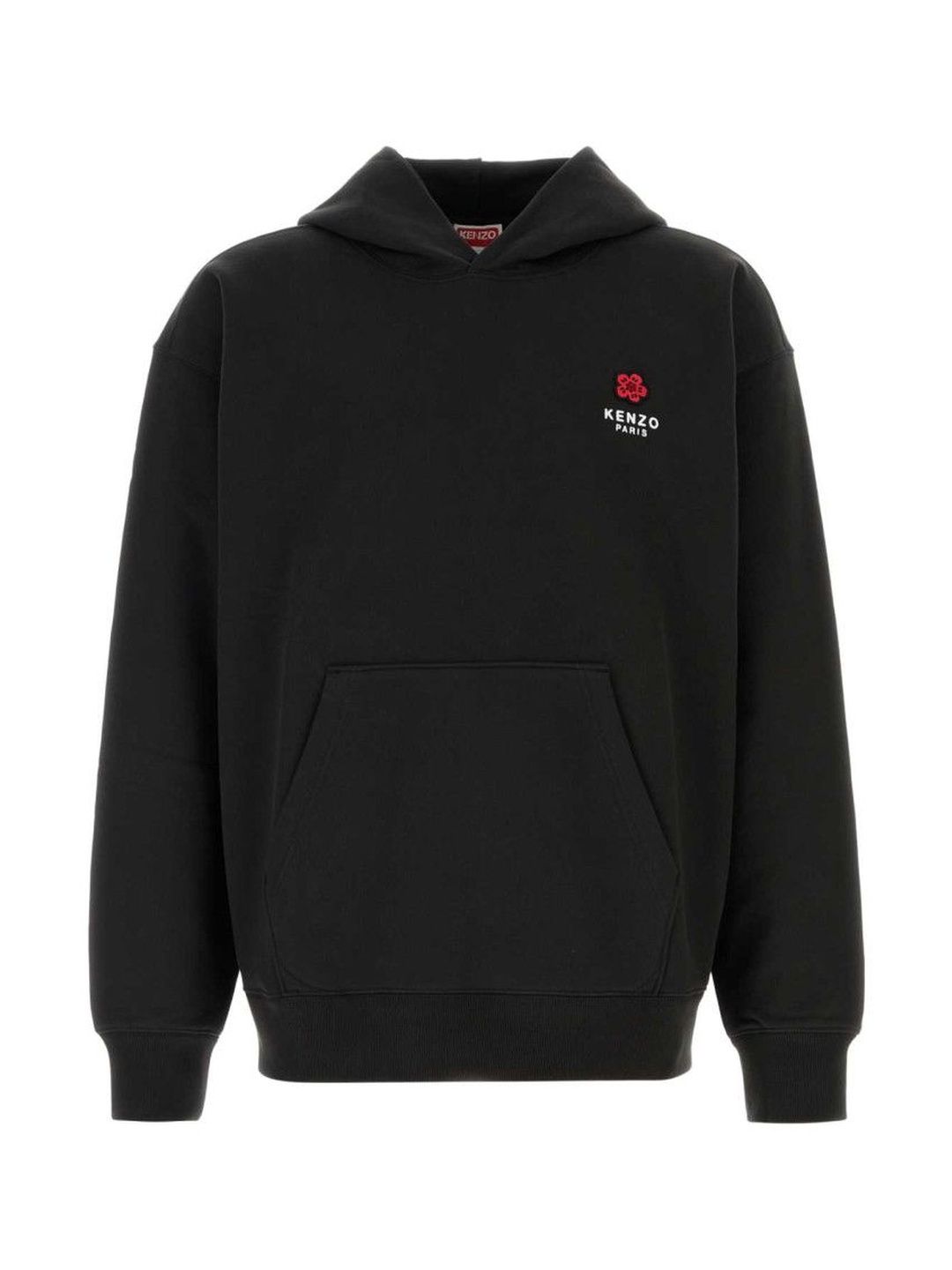 kenzo Black Long Sleeves Logo Hoodie-picture-15