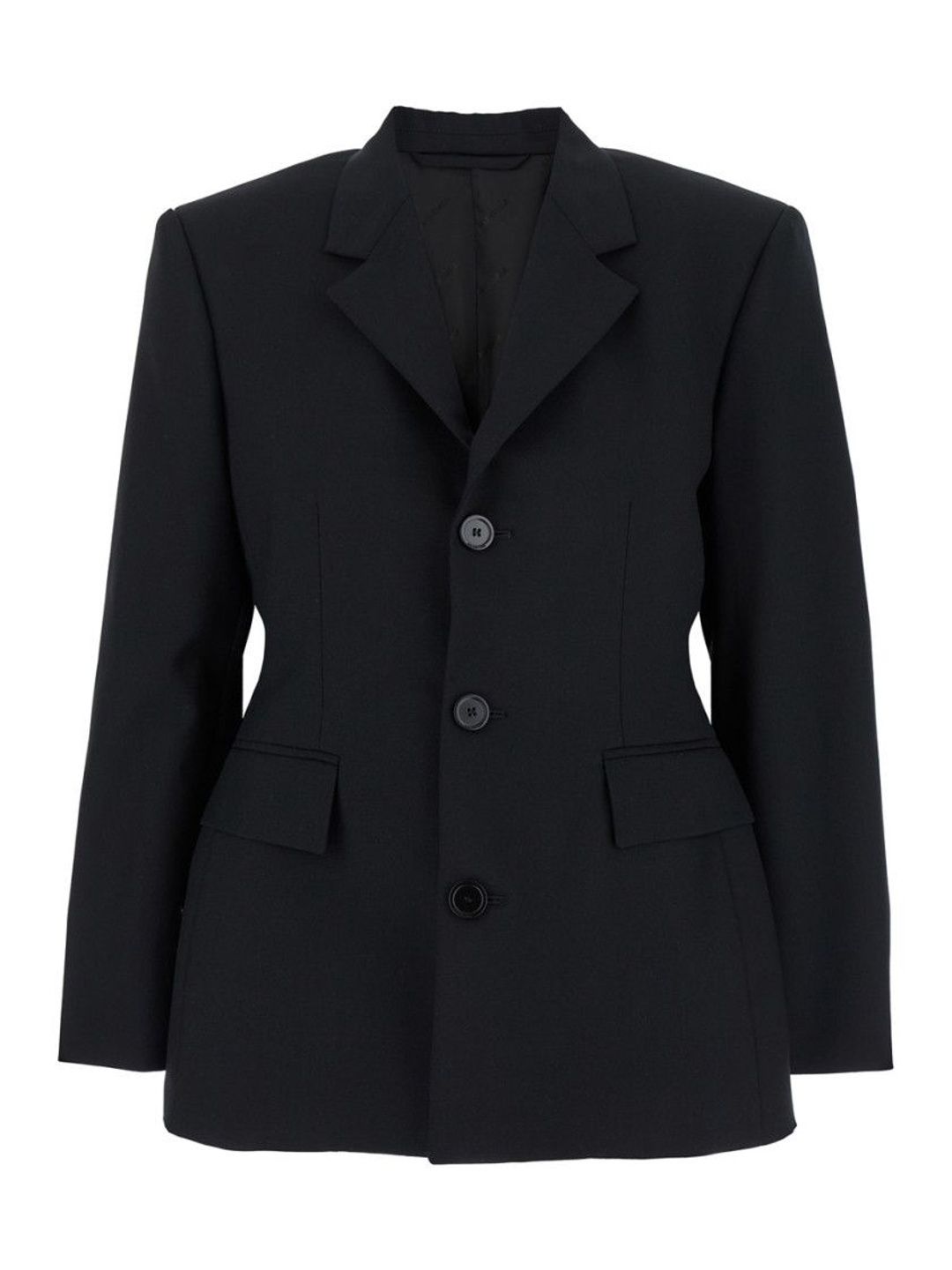 balenciaga Black Hourglas Single-Breasted Jacket-picture-40