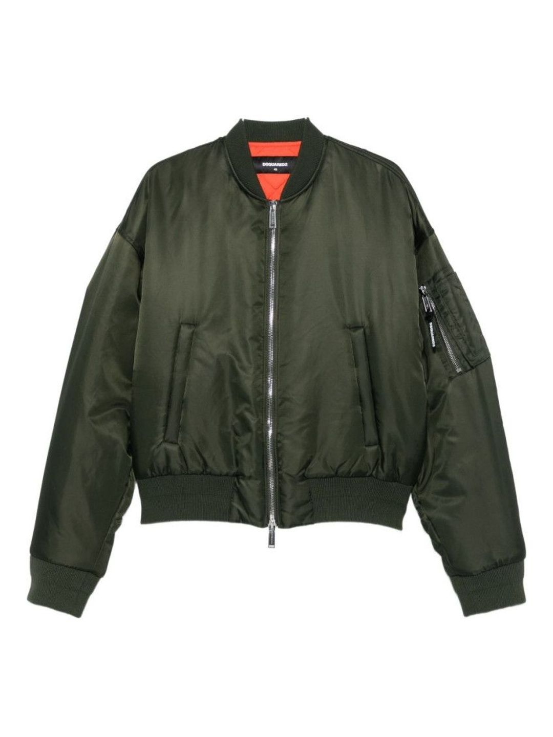 dsquared2 Olive Solid Bomber Jacket-picture-29