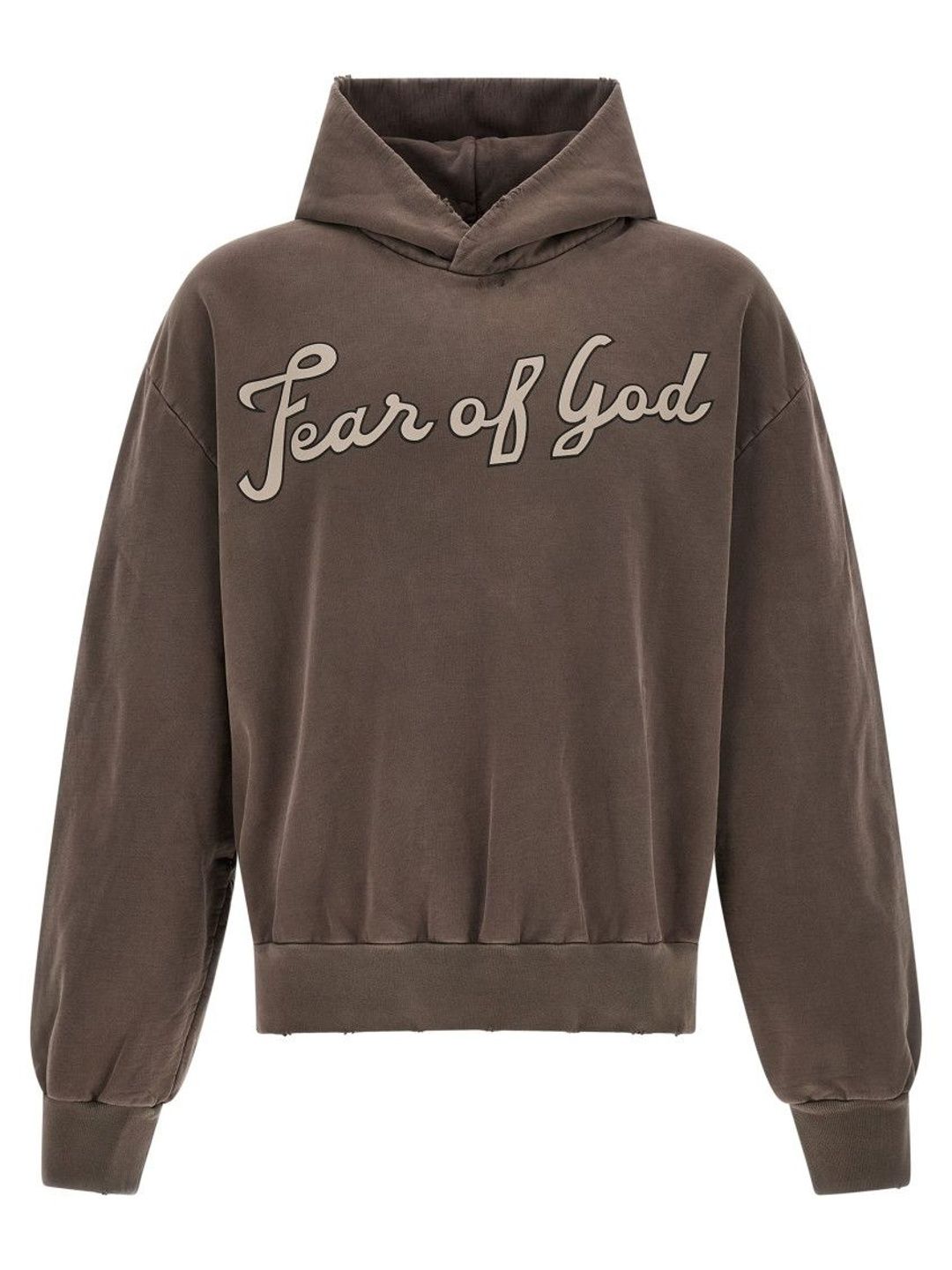 fear of god Brown Graphic Hoodie-picture-28