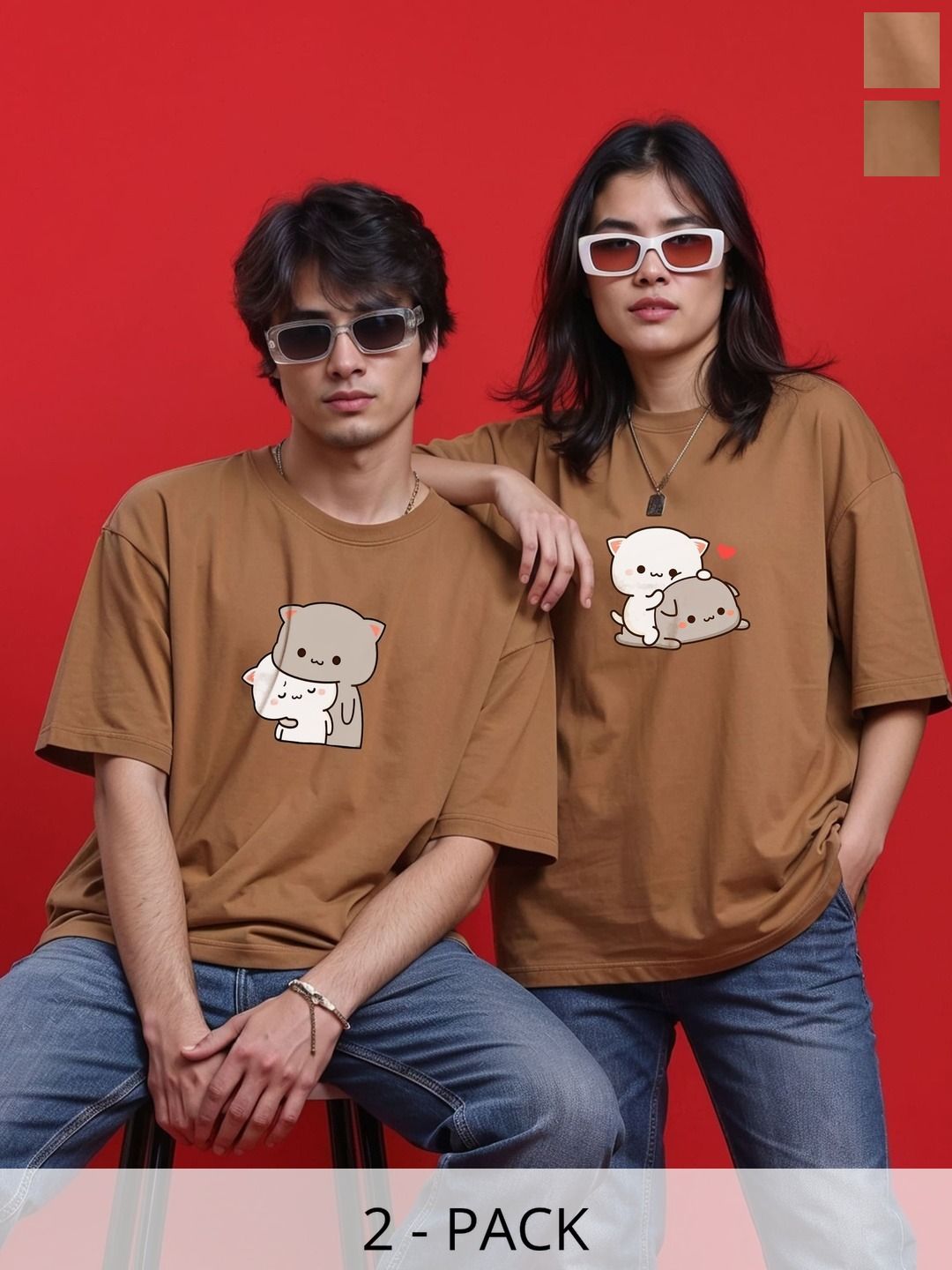 BAESD Unisex 2 Printed Twistform T-shirt-picture-24