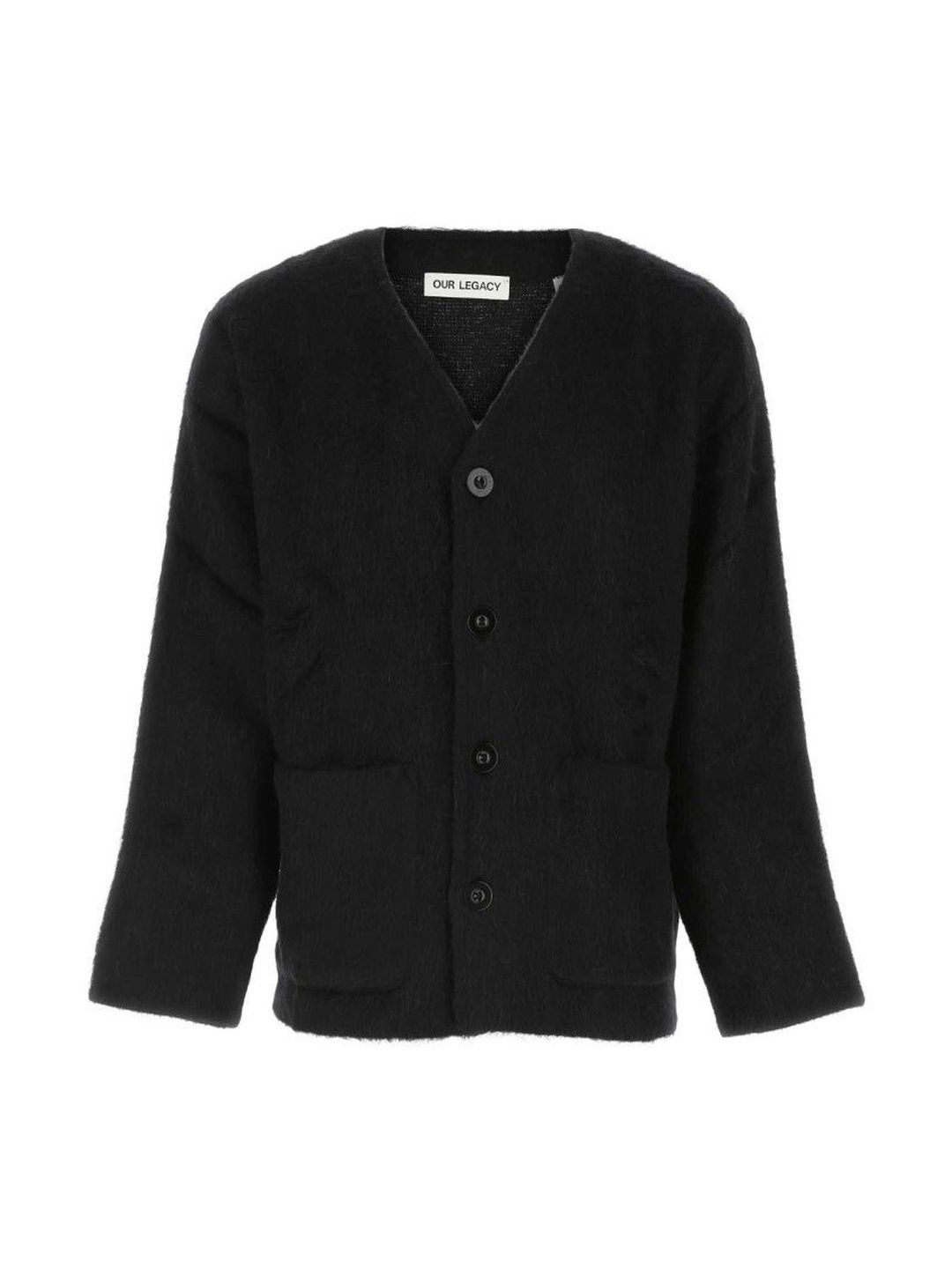 our legacy Black V Neck Cardigans-picture-40