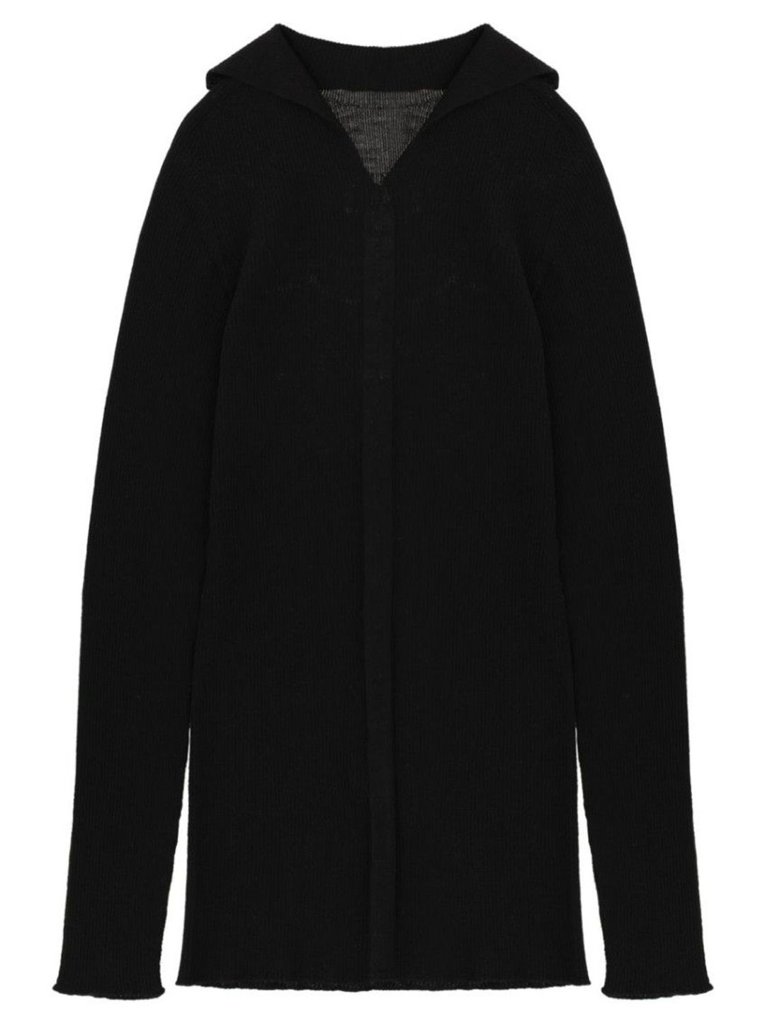 rick owens Black Shirt Collar Sweater-picture-21