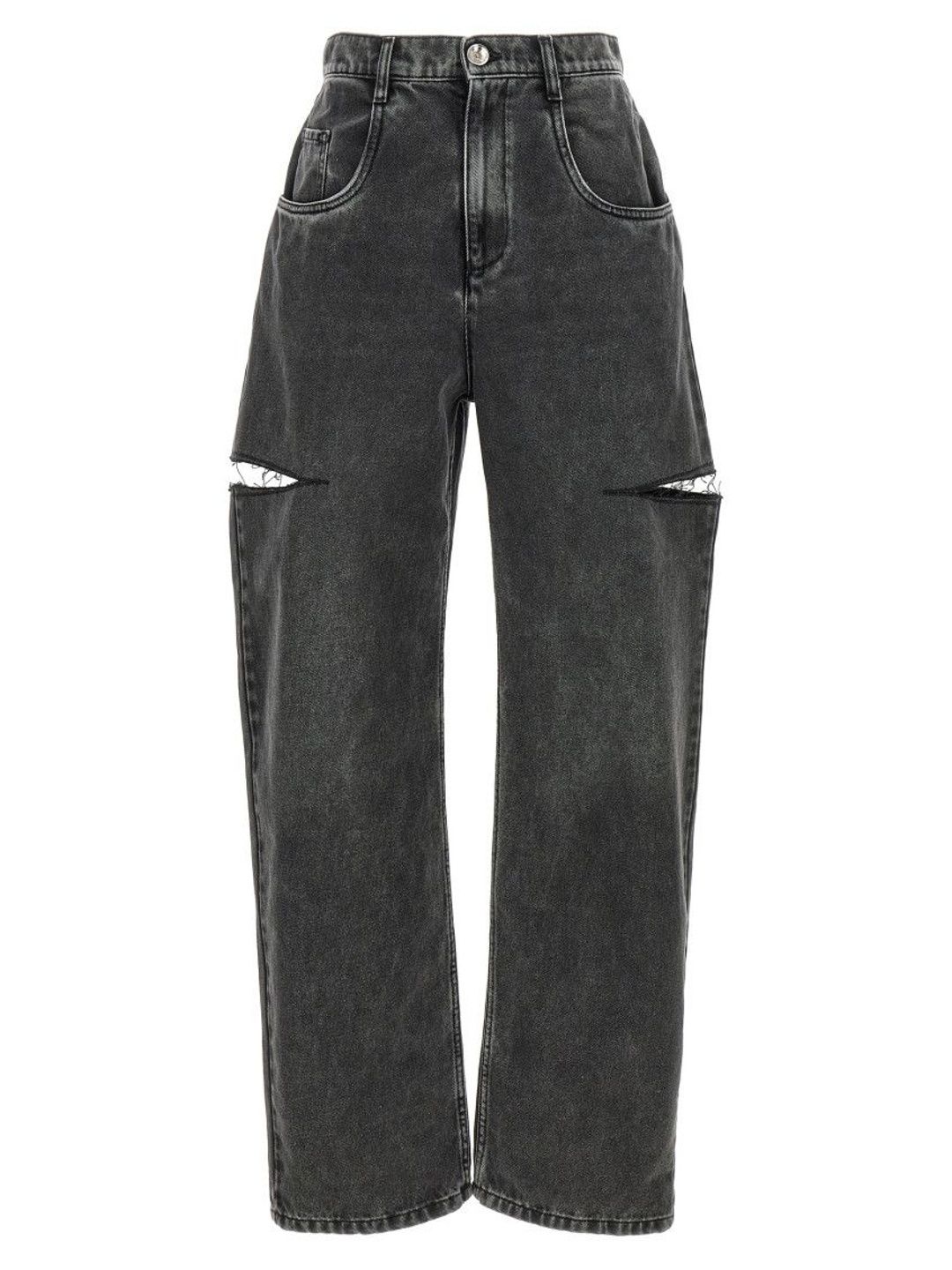 maison margiela Black Cut-out Jeans-picture-41