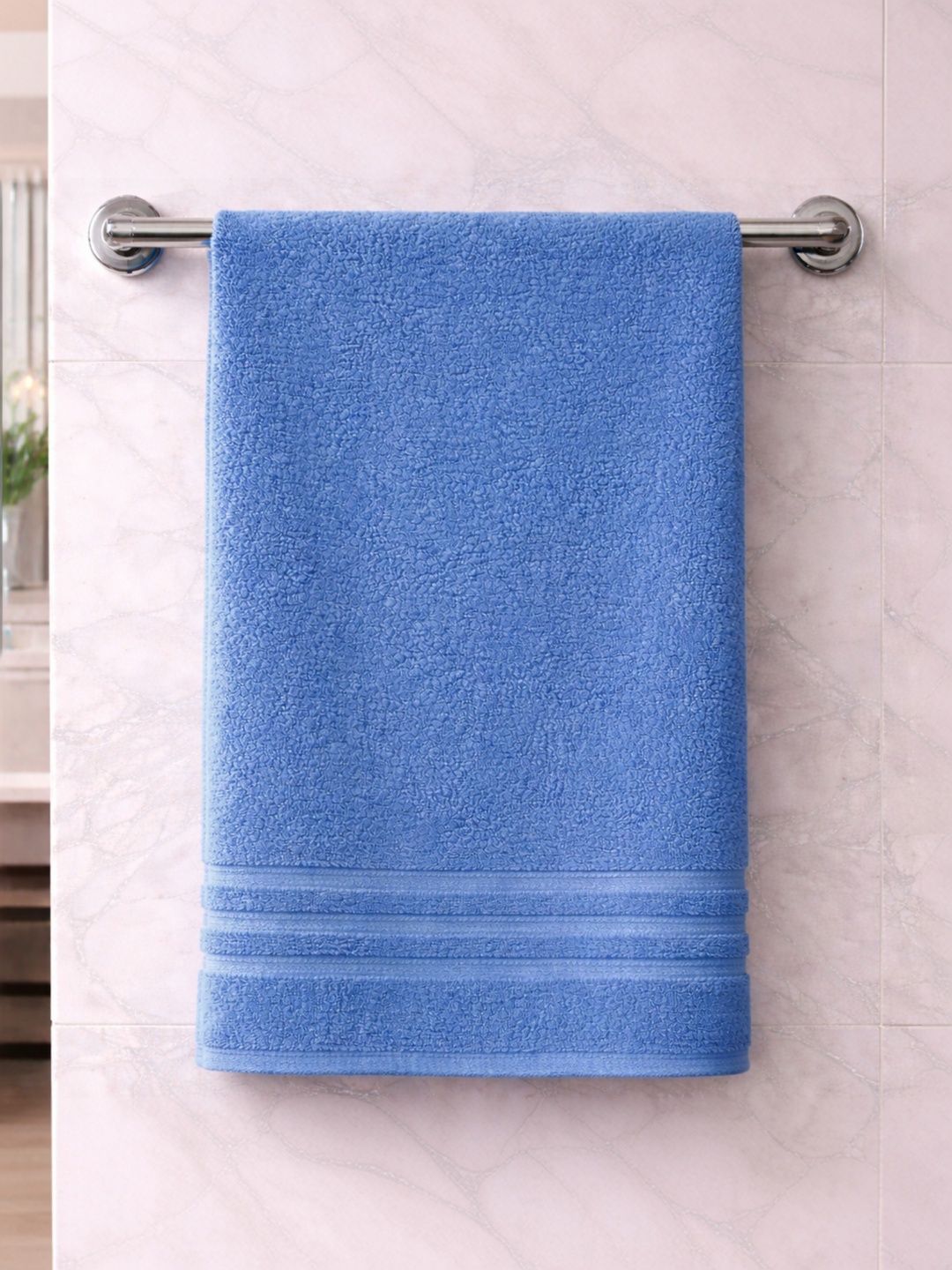 VAASINI Turquoise Blue 1 Terry Cotton 400 GSM Bath Towel-image-34