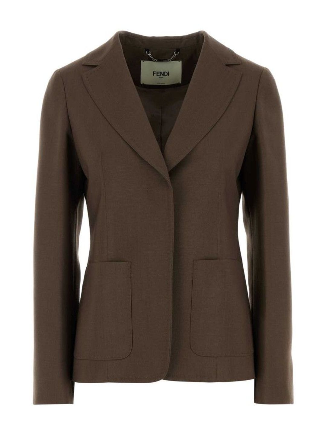 fendi Mud wool blend blazer-picture-12