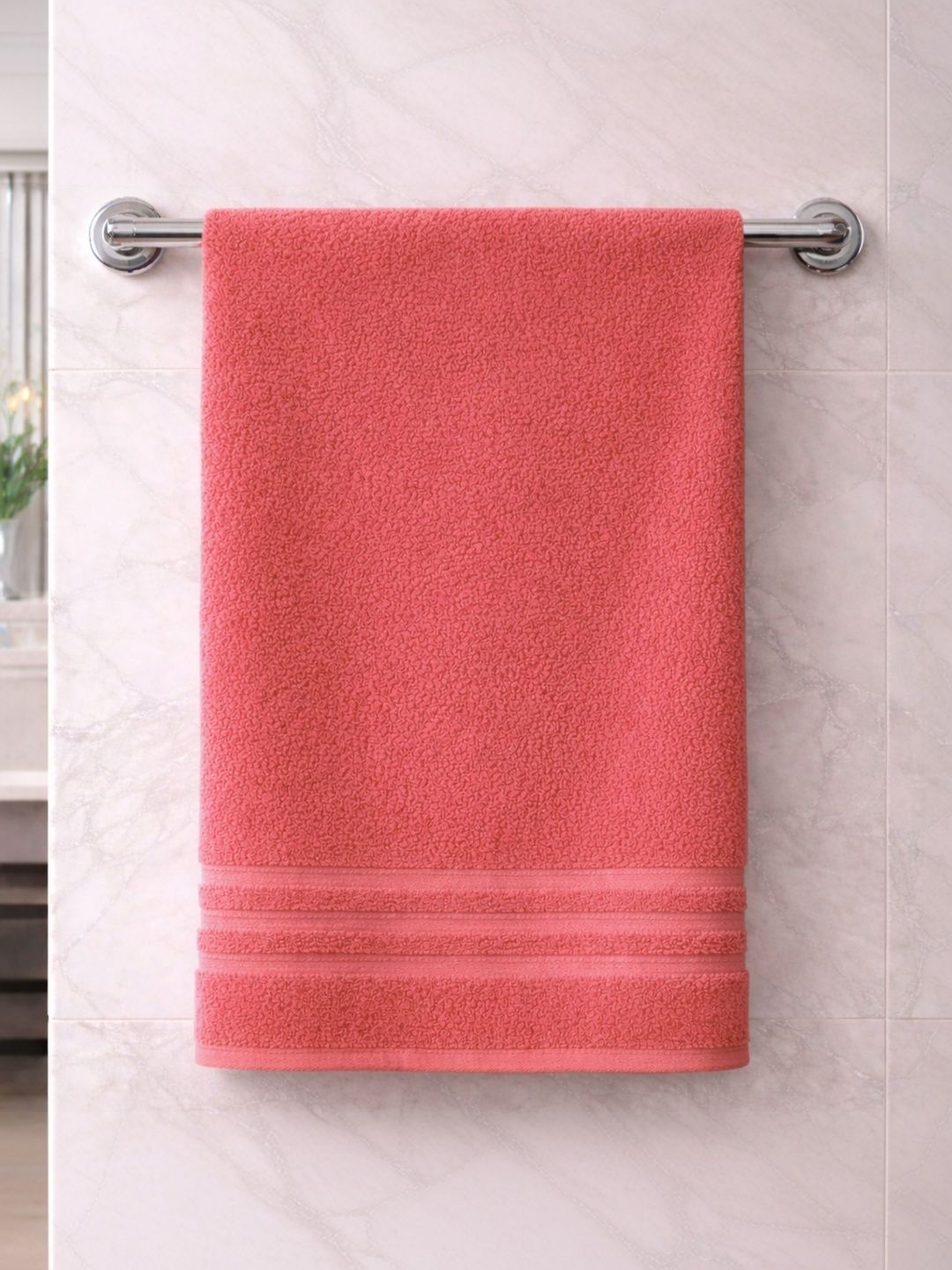 VAASINI Rust 1 Terry Cotton 400 GSM Bath Towel-image-2