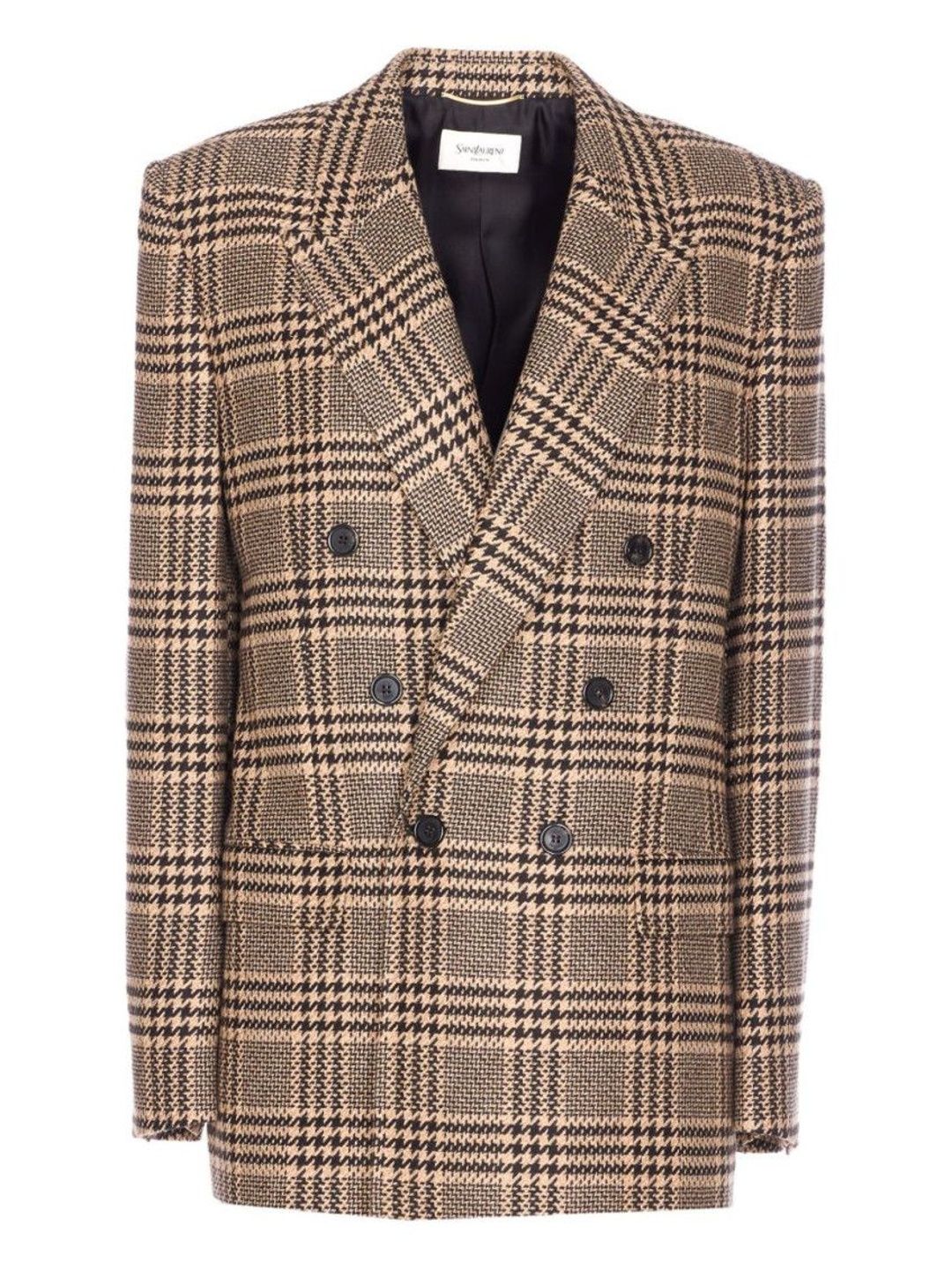 saint laurent Brown Double Breasted Blazer-picture-33