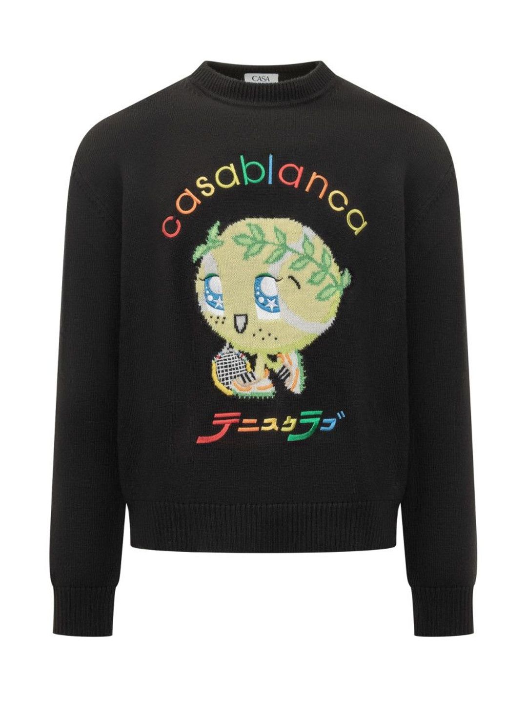 casablanca Black Crew Neck Sweaters-picture-52