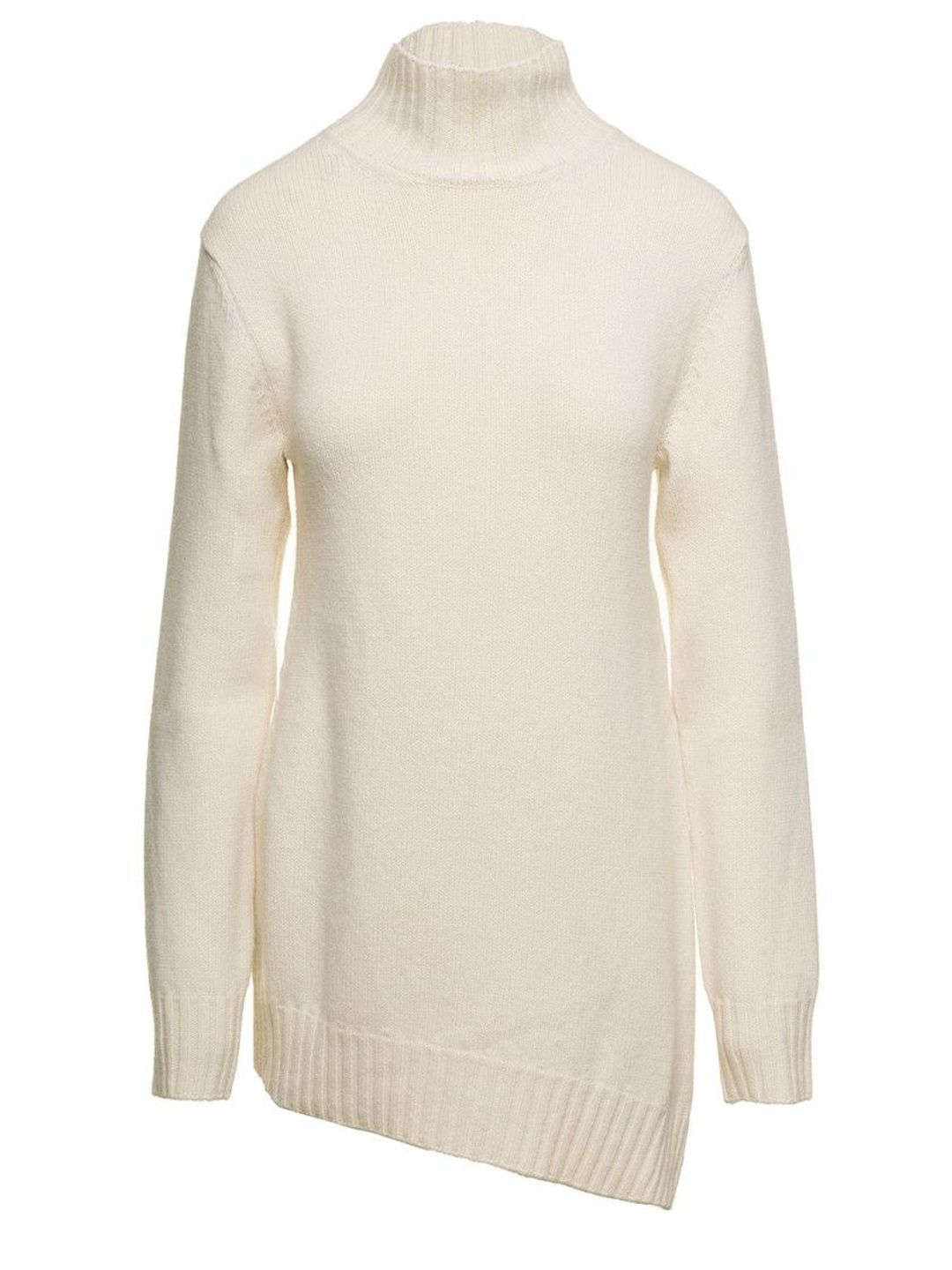jil sander Beige Mock Neck Jumper-picture-28