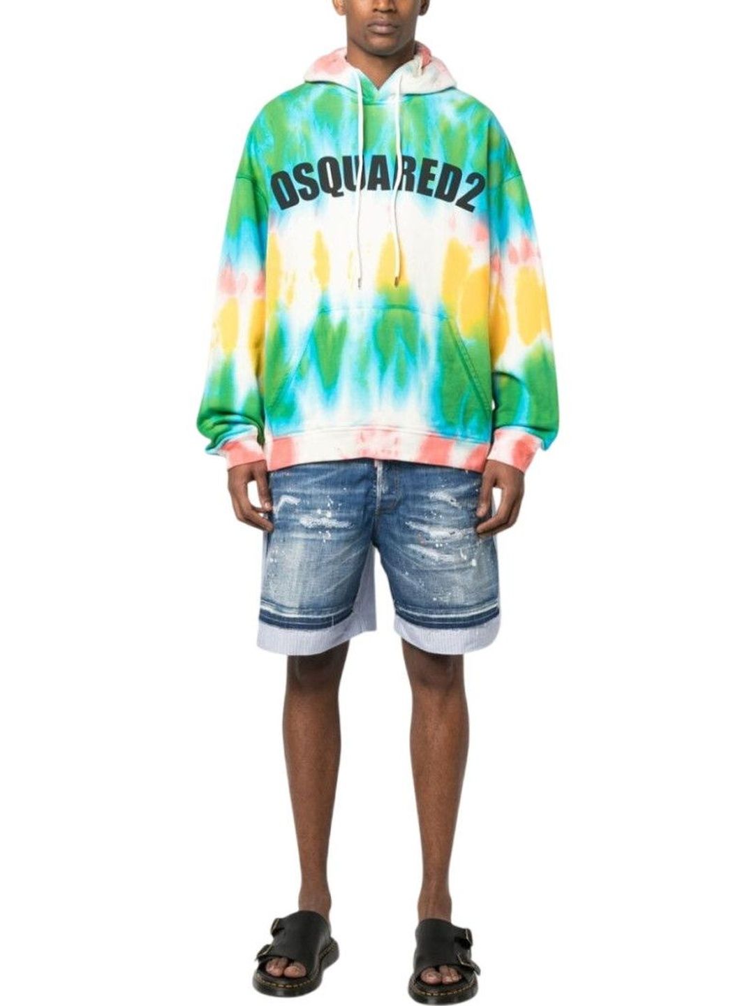 dsquared2 Multicolor Tie-Dye Hood Sweatshirts-picture-20