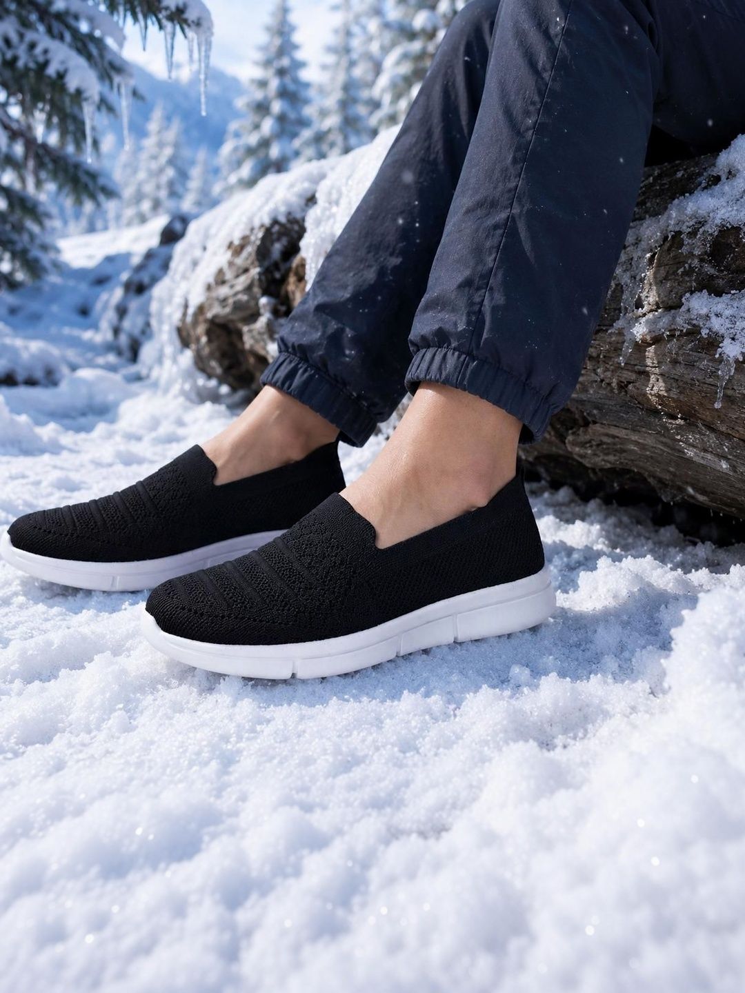 JOOTIYAPA Women Textured Slip-On Sneakers-picture-39