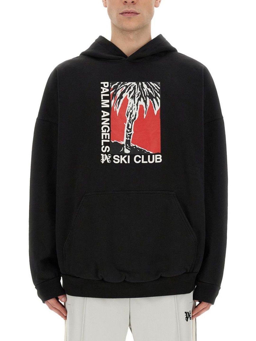 palm angels Black Graphic Hood Sweatshirt-picture-44