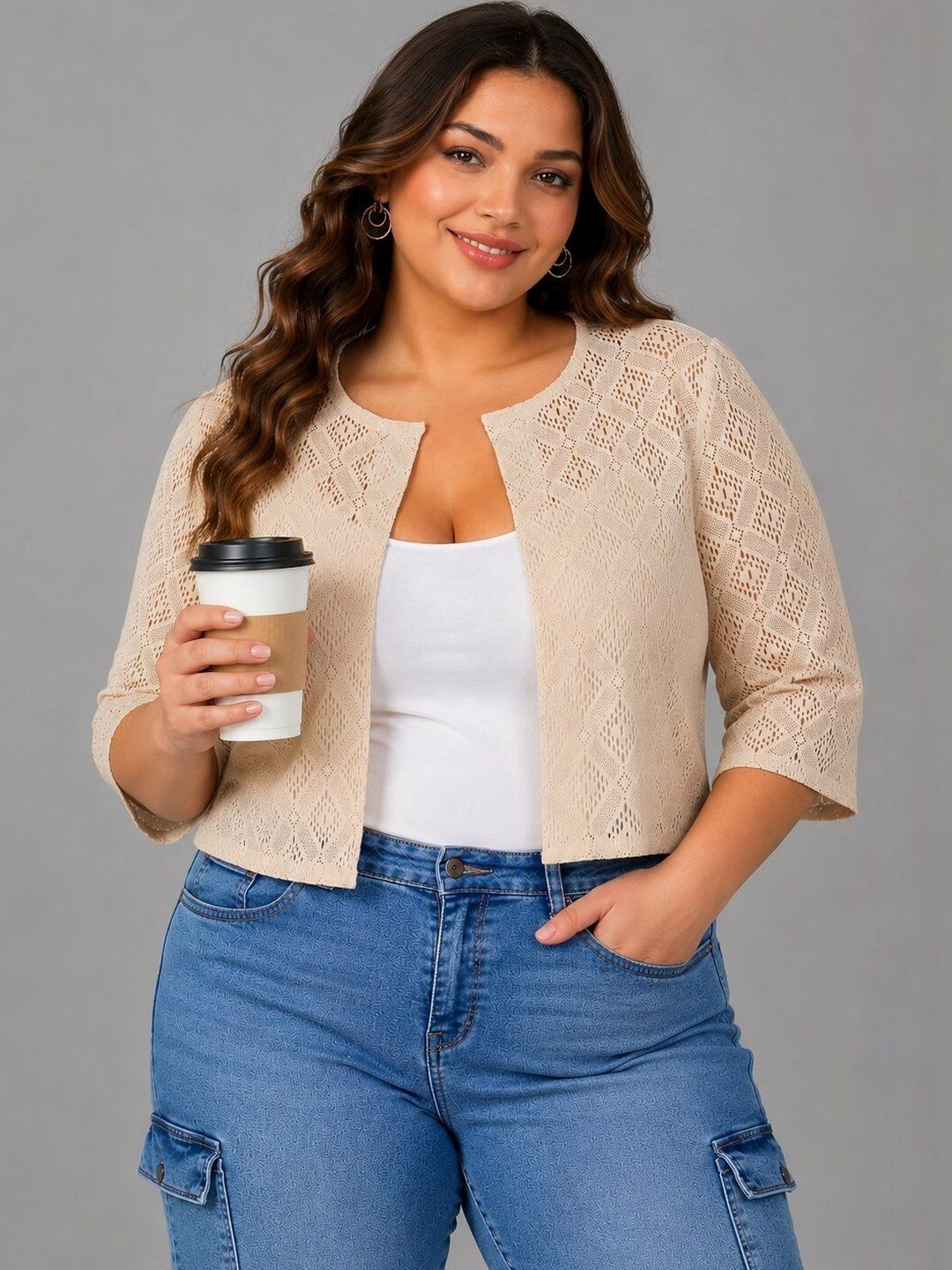 UnaOne Women Crop Shrug-picture-22