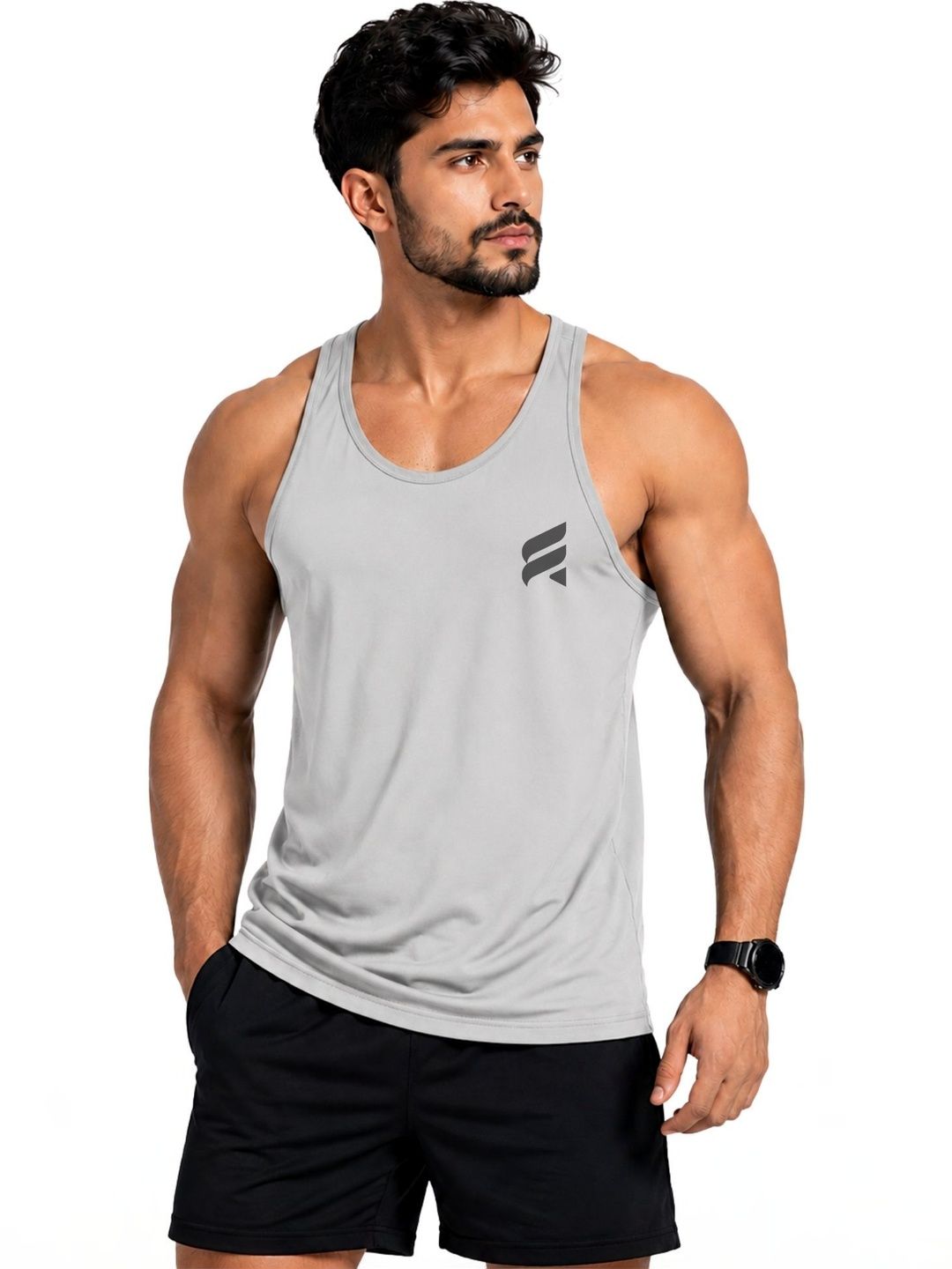 3Colors Printed Gym Vest-picture-57