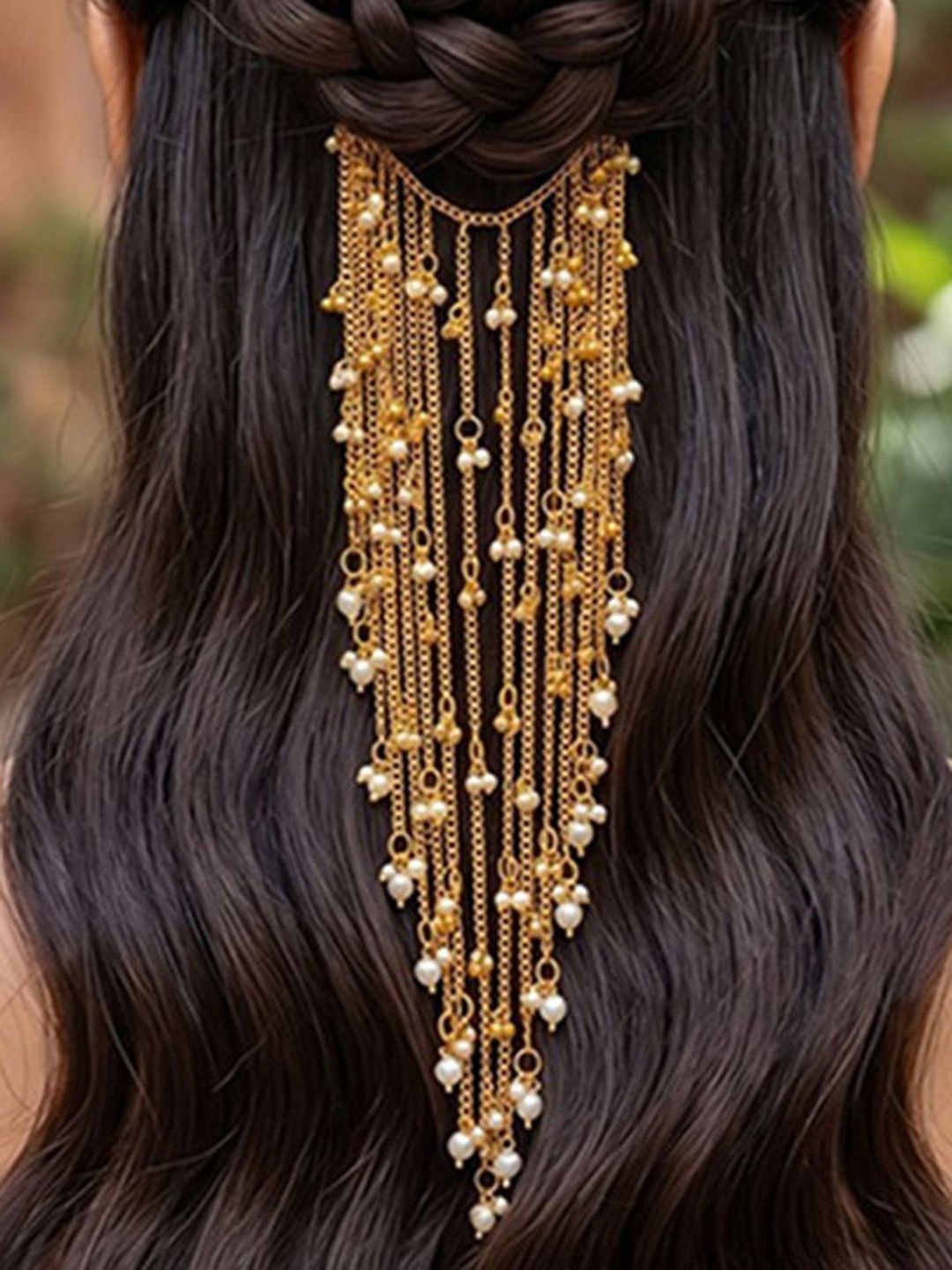 ADVIKA CREATIONS Women Beaded Hair Accessory Set of-picture-16