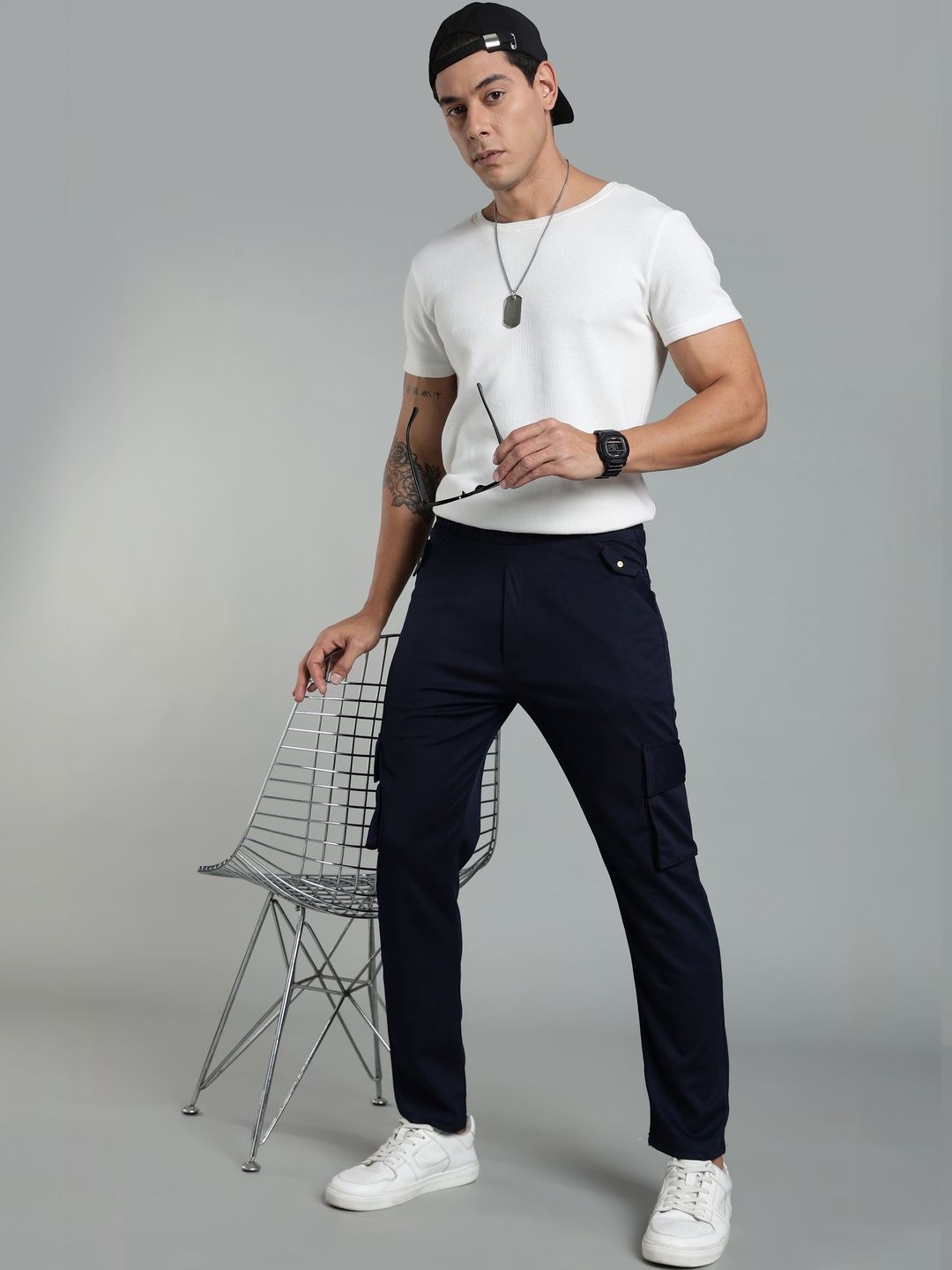 MaverIQ Men Smart Trousers-picture-22