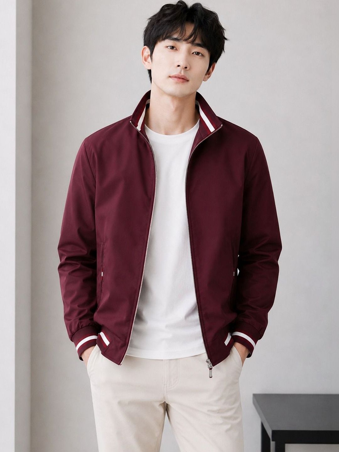 Mast & Harbour Men Bomber Jacket-picture-14