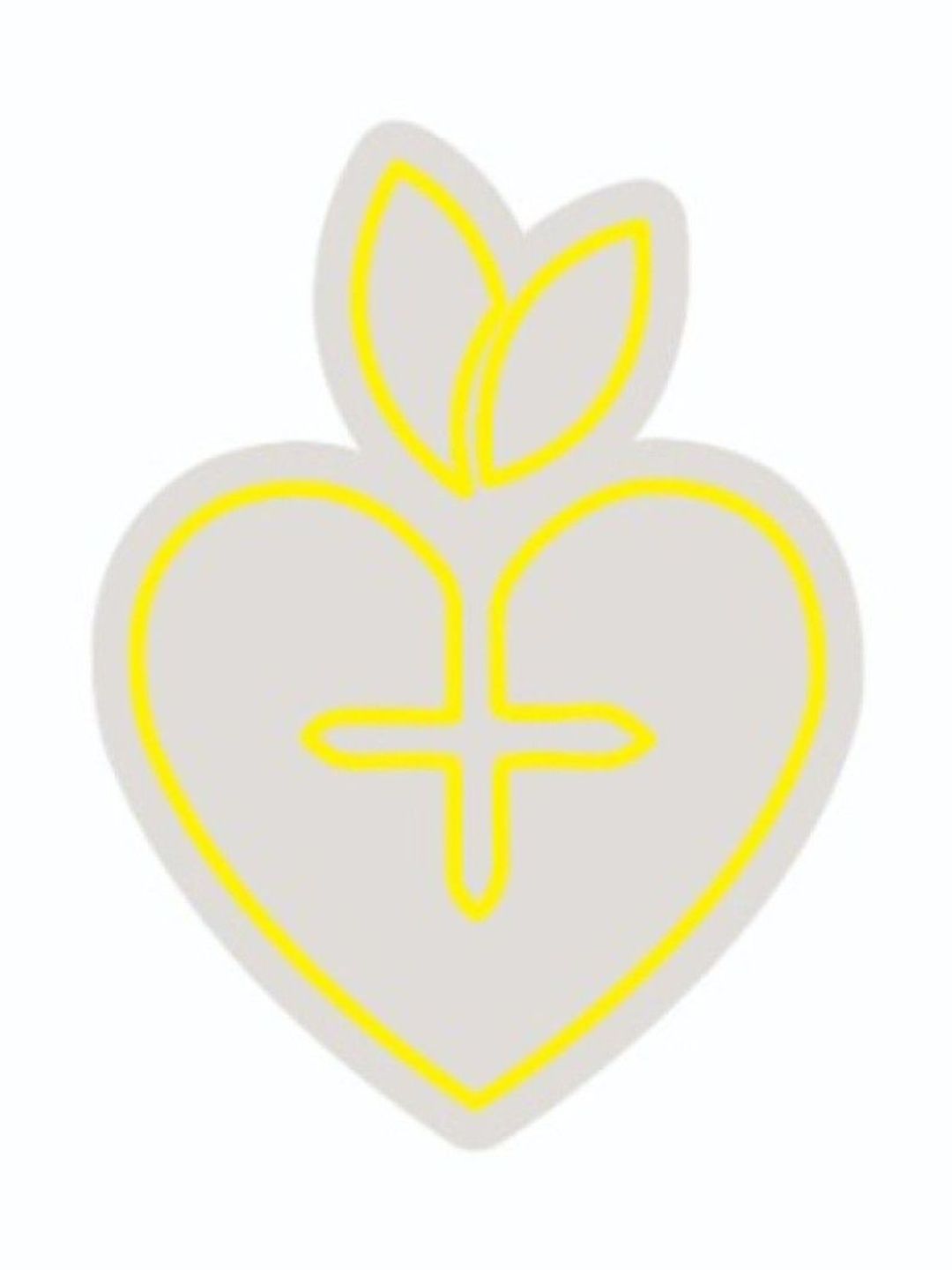 Custom Neon Heart With Cross String Lights-picture-36