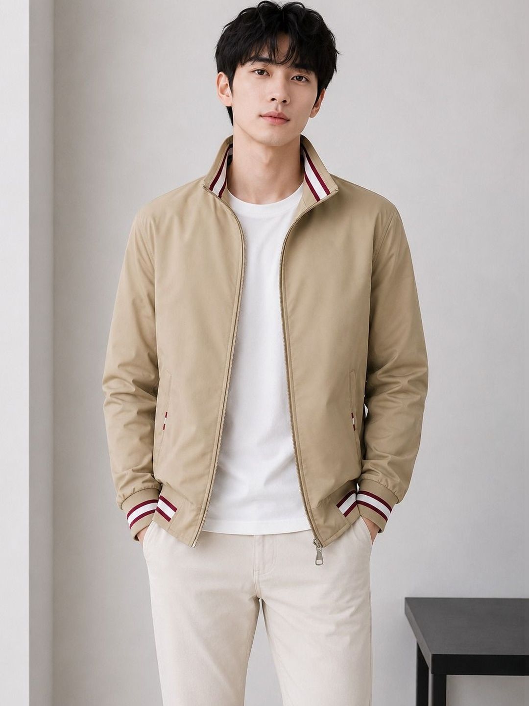Mast & Harbour Men Lightweight Bomber Jacket-picture-29