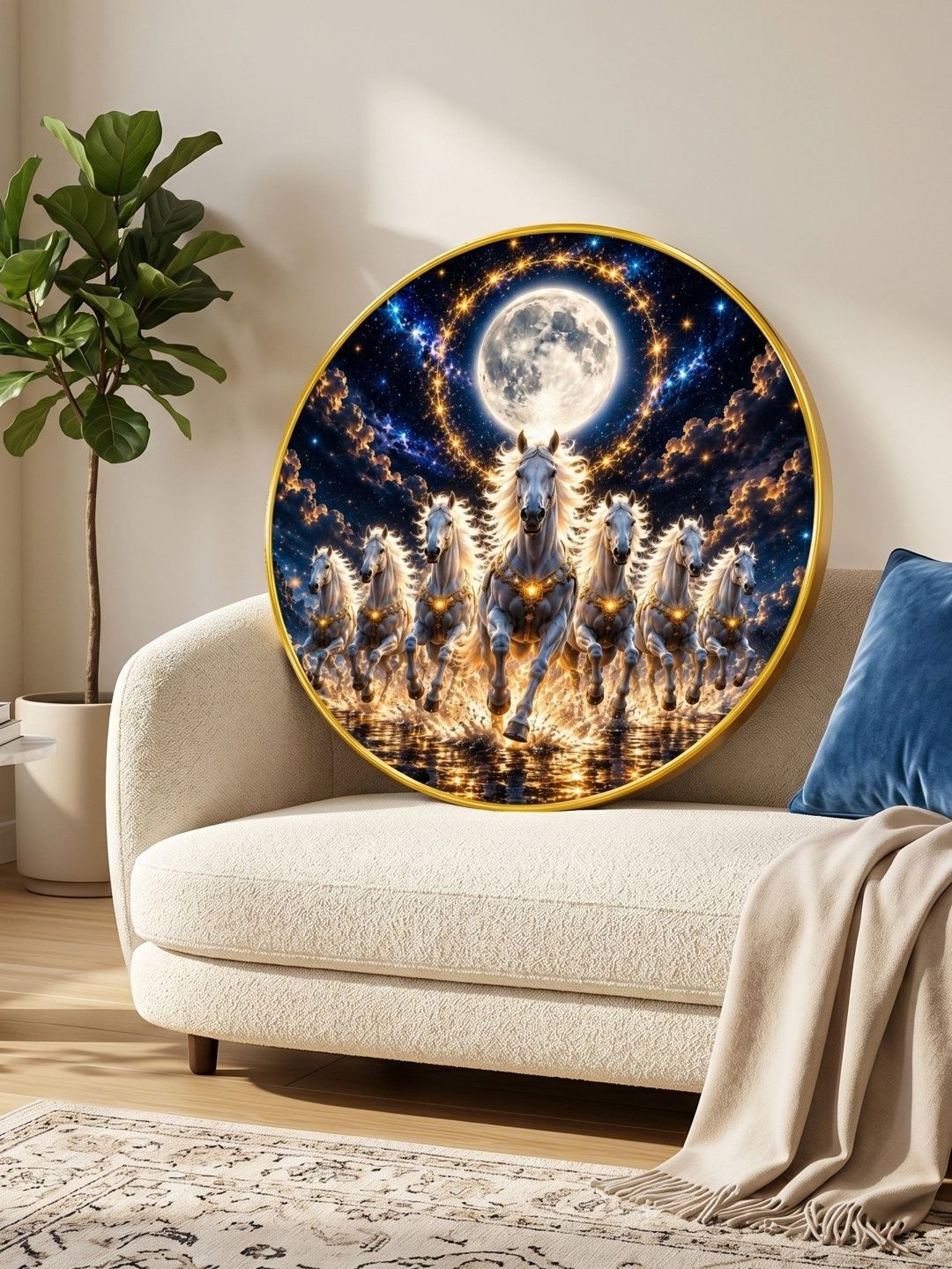 Myntra Elegant Homes Multicoloured MDF Other Wall Paintings-image-31