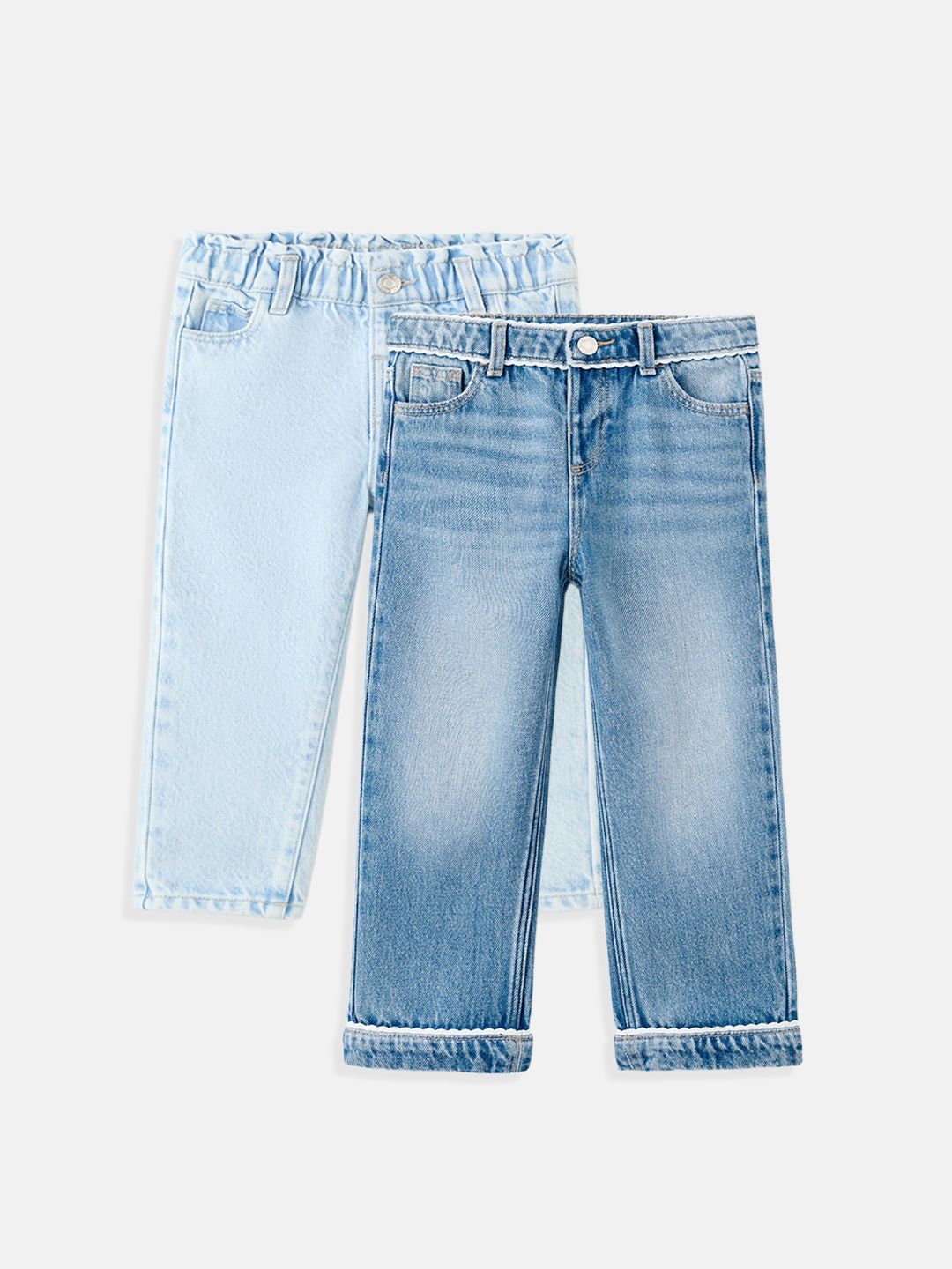 Mango Kids Girls Pack Of 2 Jeans-picture-38