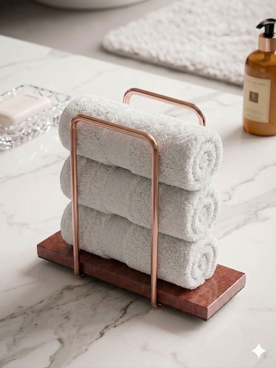 Sage Koncpt Rose Solid Stainless Steel Towel Holder-picture-41