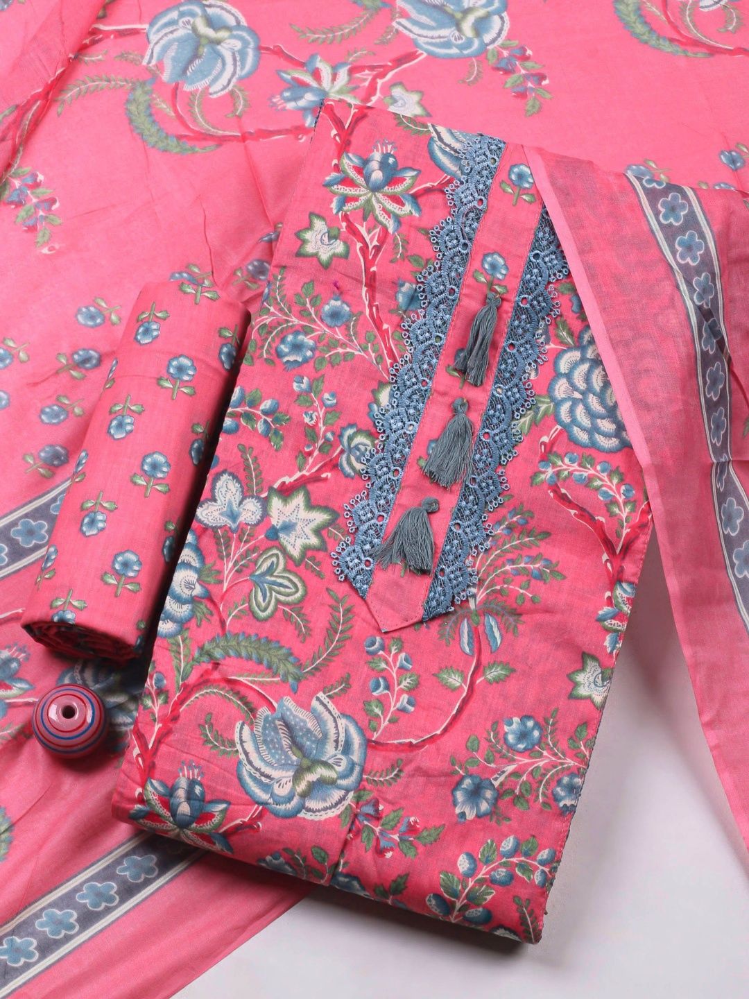 Meena Bazaar Printed Unstitched Dress Material-picture-38